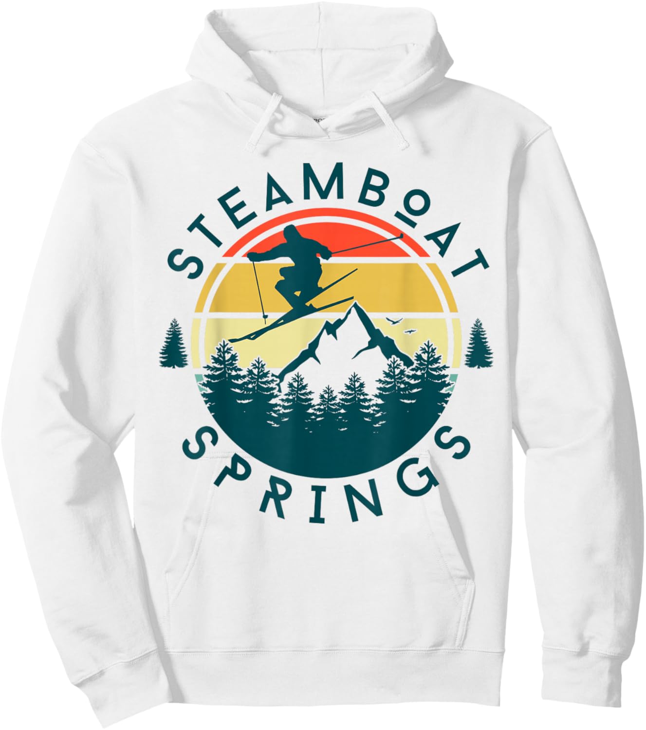 Steamboat Springs Hoodie - Hoodie | White