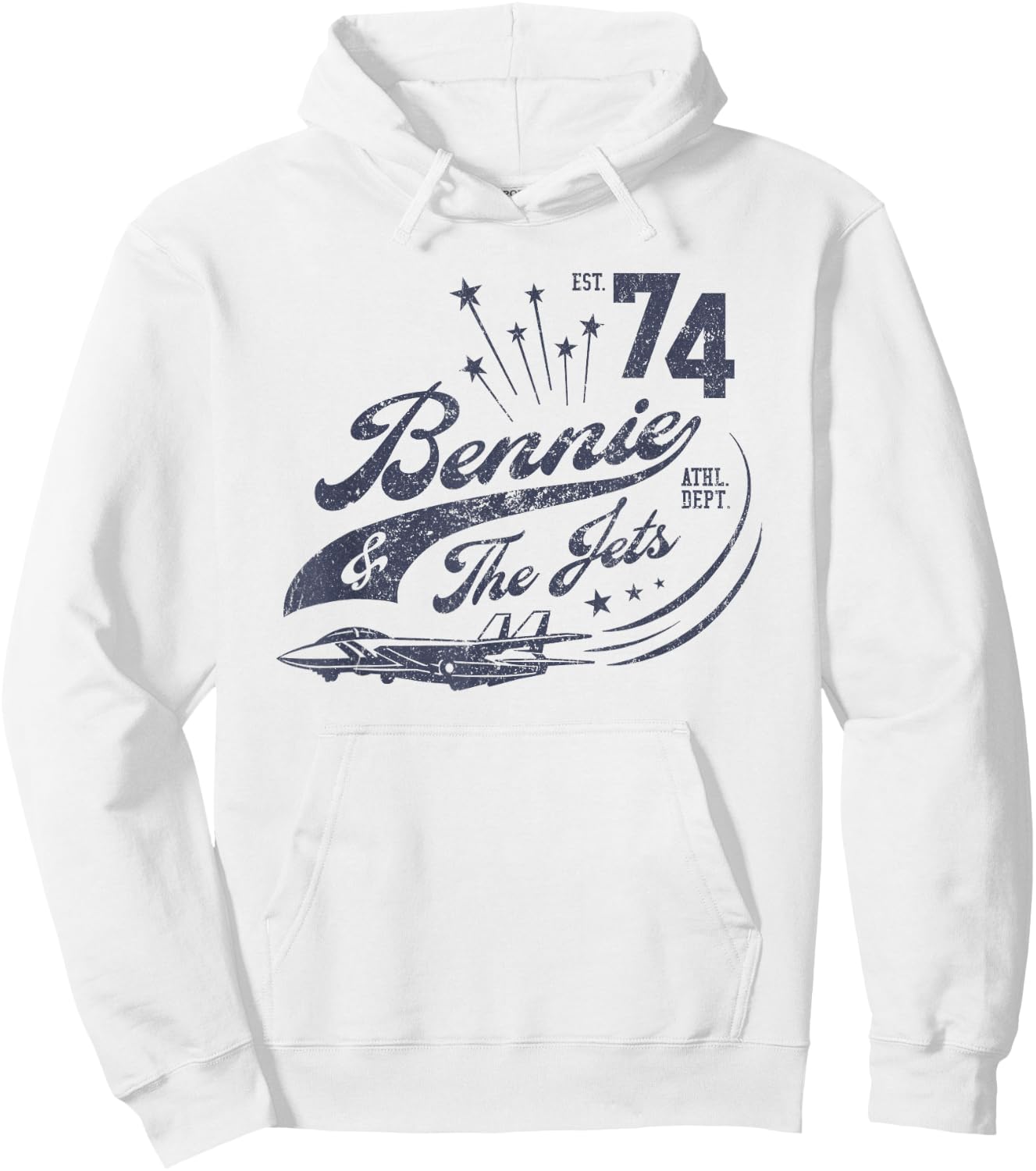 Official Elton John Bennie & The Jets Hoodie - Hoodie | White