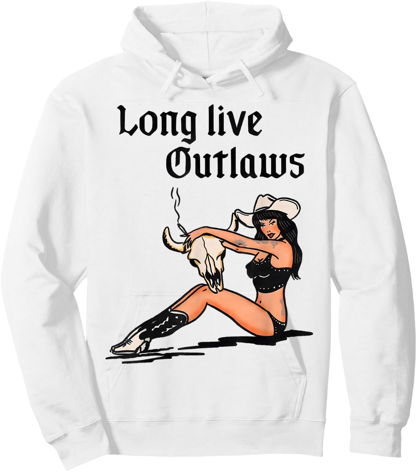 Long Live Outlaws Hoodie - Hoodie | White