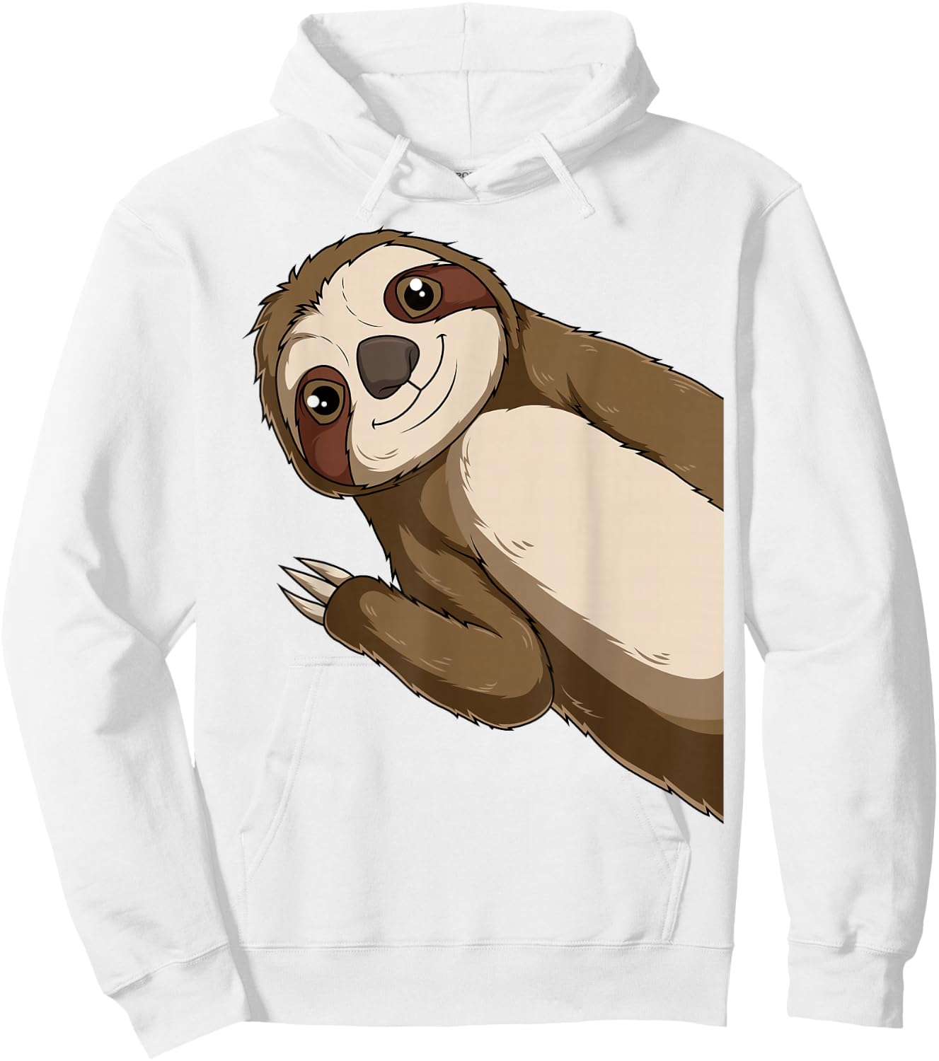Sloth Lovers Children Boys Girls Women Hoodie - Hoodie | White