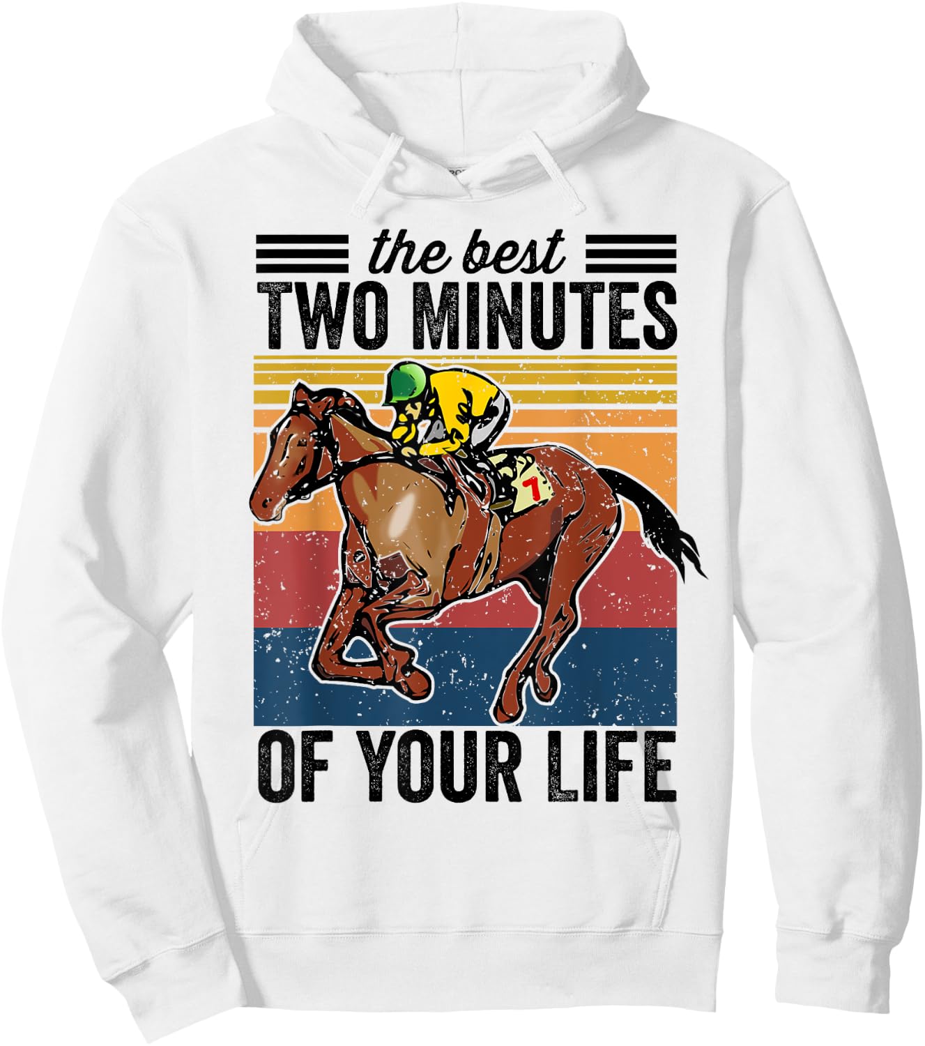 Funny Horse Racing Shirt Men Women Horse Race Derby Day Hoodie - Hoodie | White