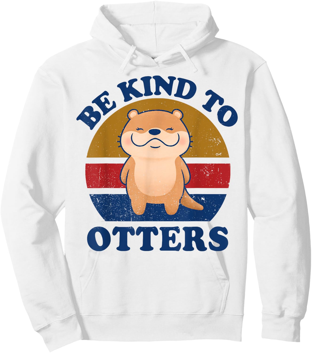 Otter-Shirt Be Kind To Otters Women Kids Toddler Boys Girls Hoodie - Hoodie | White