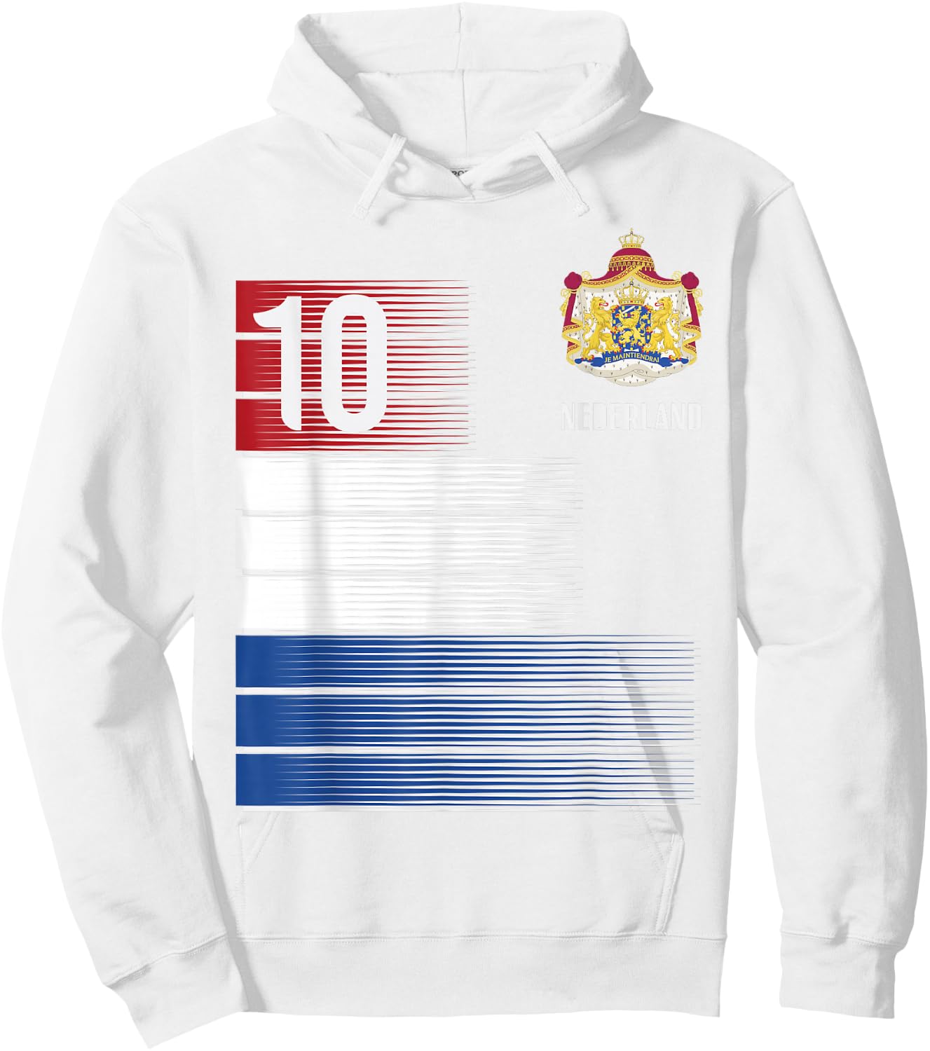 Netherlands Flag 10 Dutch Orange Soccer Men Women Kids Boys Hoodie - Hoodie | White