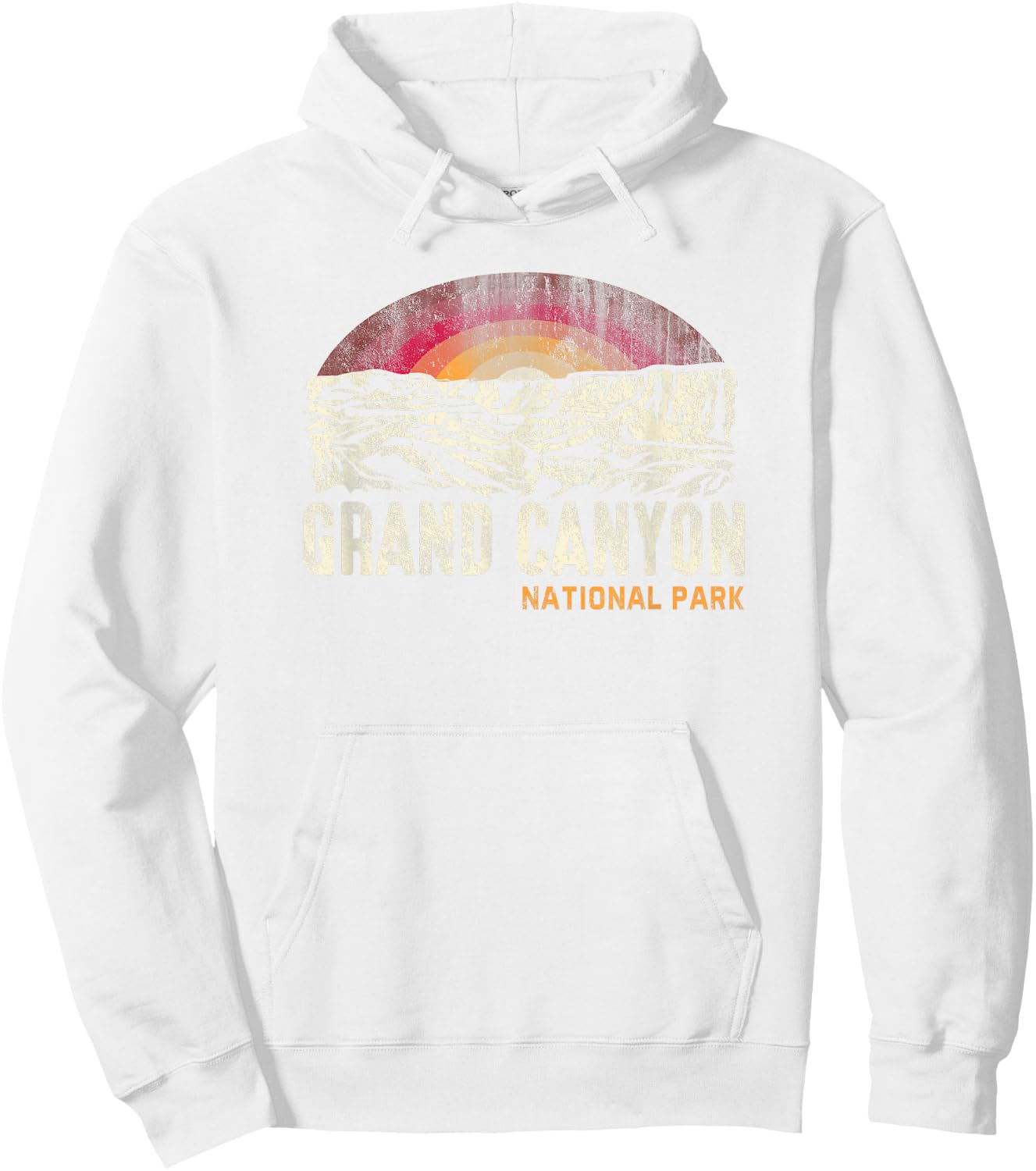 Grand Canyon National Park Vintage Hoodie - Hoodie | White