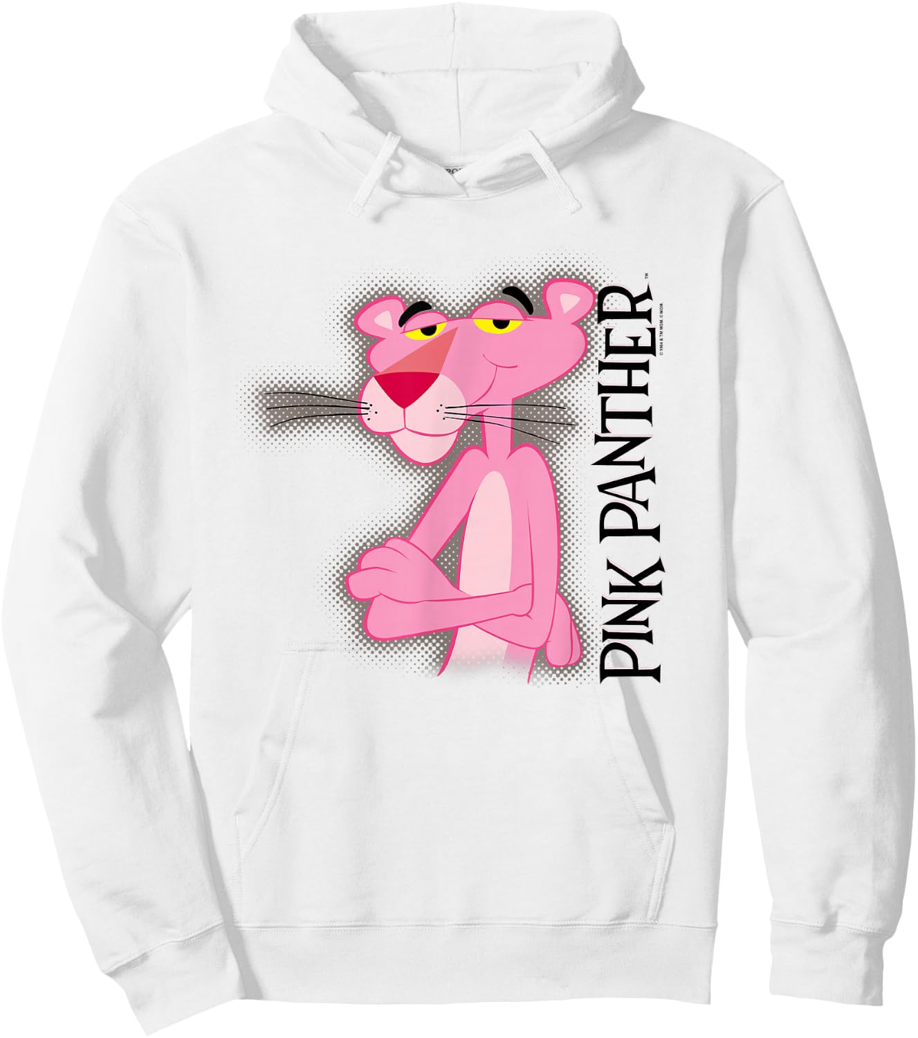 Pink Panther Cool Cat Bling Small Hoodie - Hoodie | White
