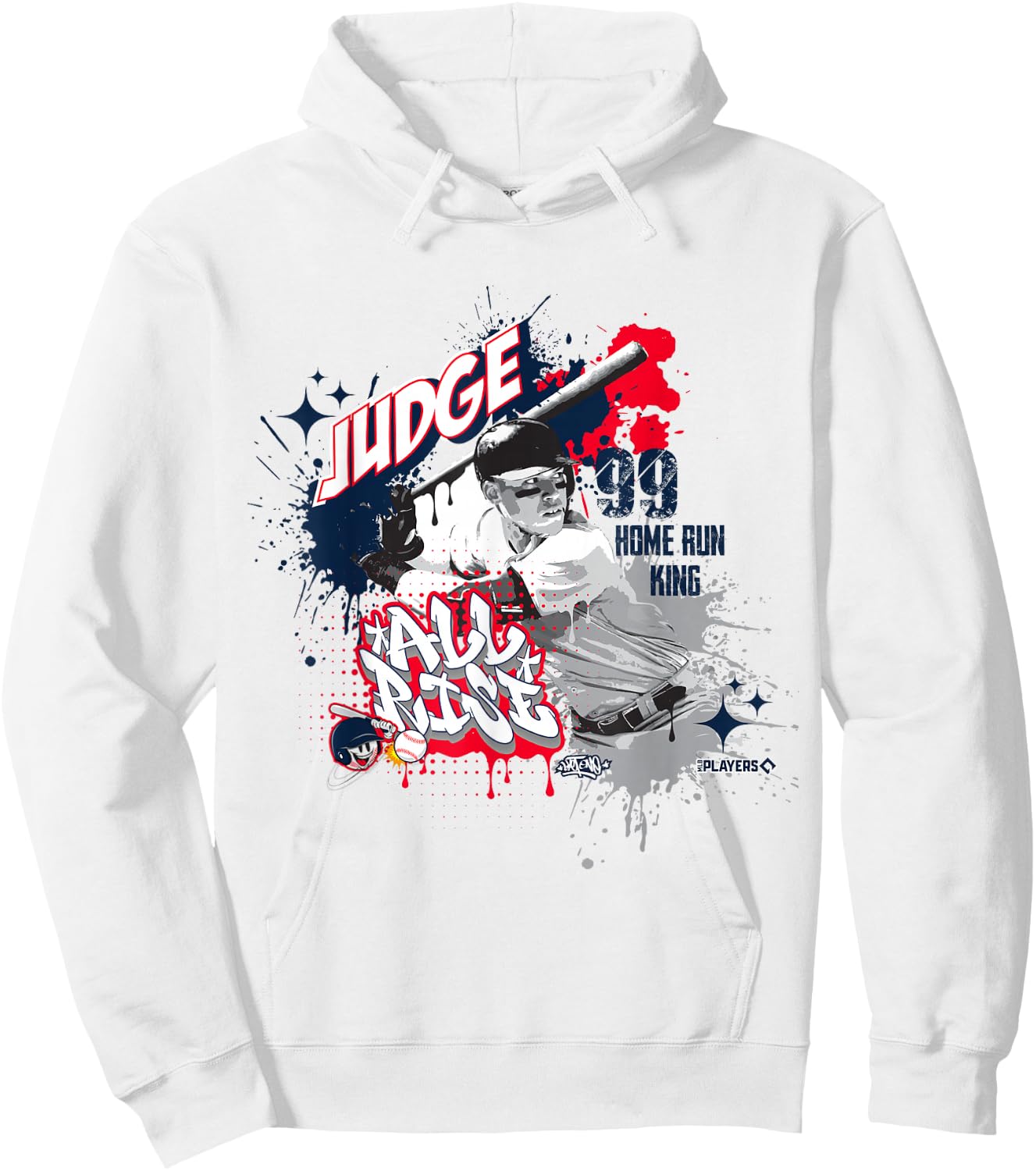 Aaron Judge New York Baseball Sket One x MLB Players Hoodie - Hoodie | White