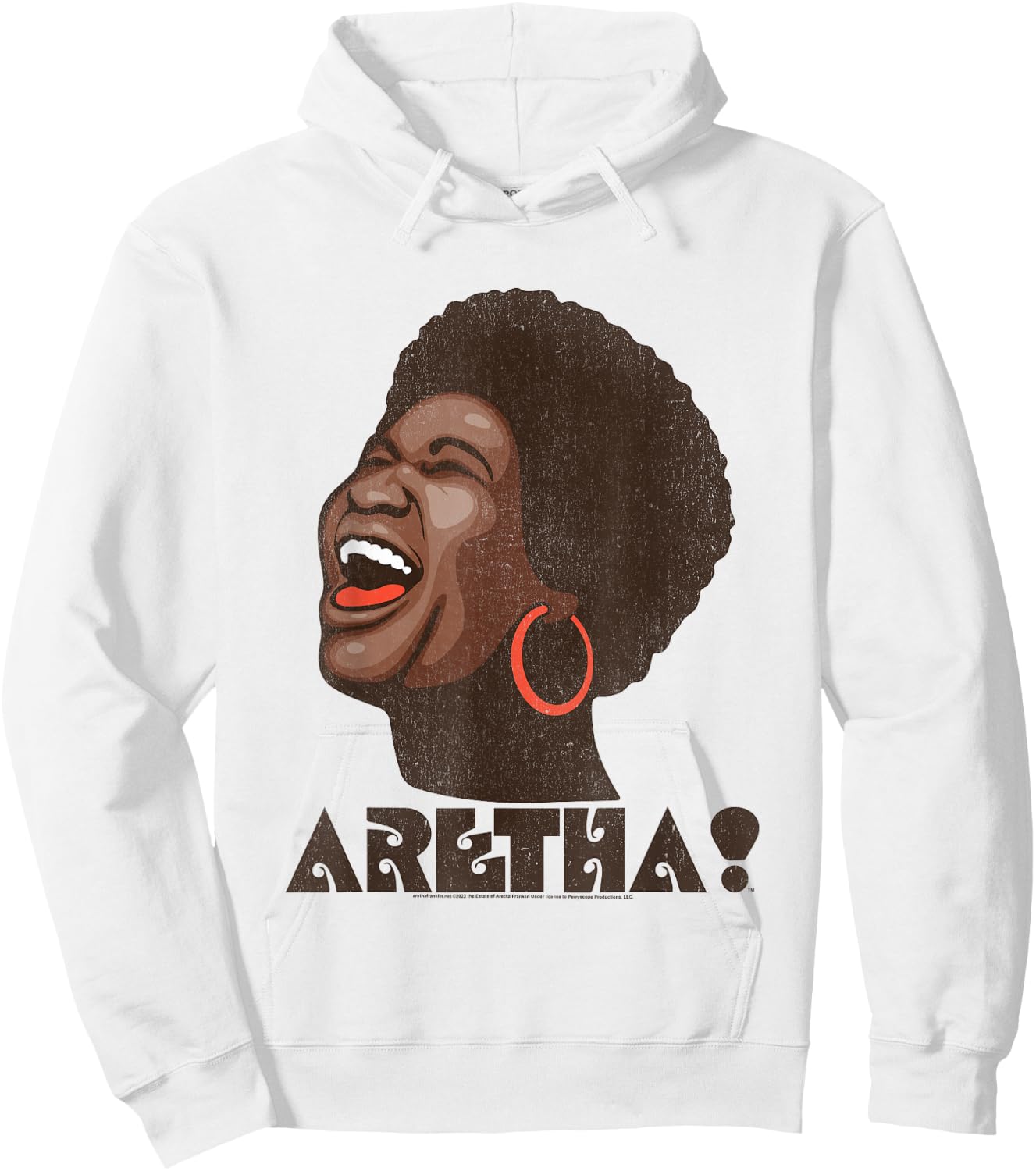 Aretha Franklin Sing It Aretha Hoodie - Hoodie | White