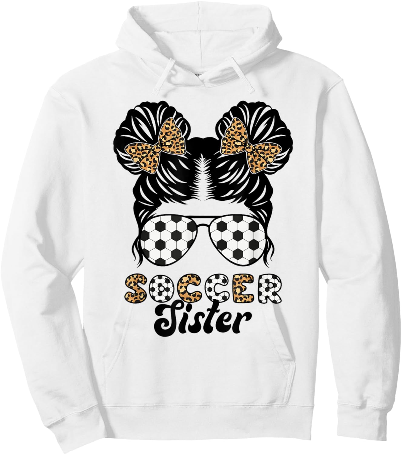 Soccer Sister Of A Soccer Player Proud Soccer Sis Hoodie - Hoodie | White