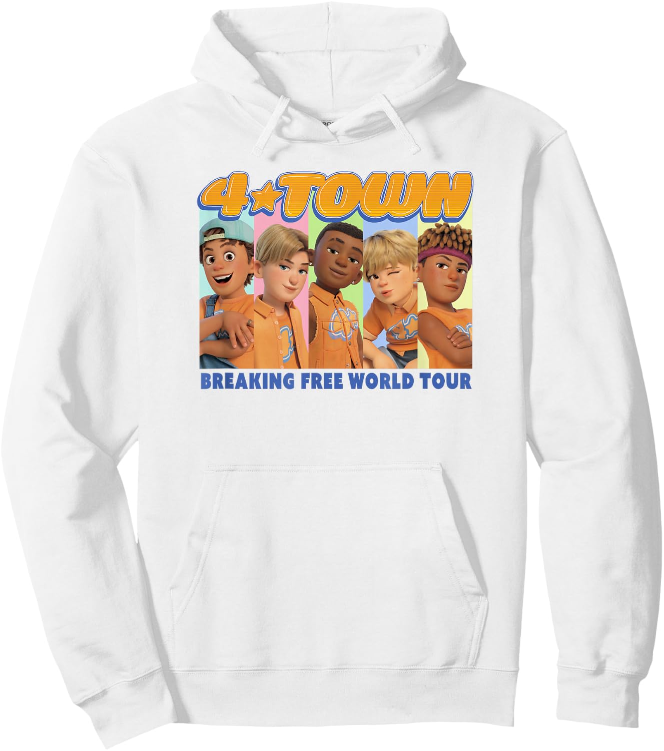 Disney Pixar Turning Red 4 Town Group World Tour Hoodie - Hoodie | White