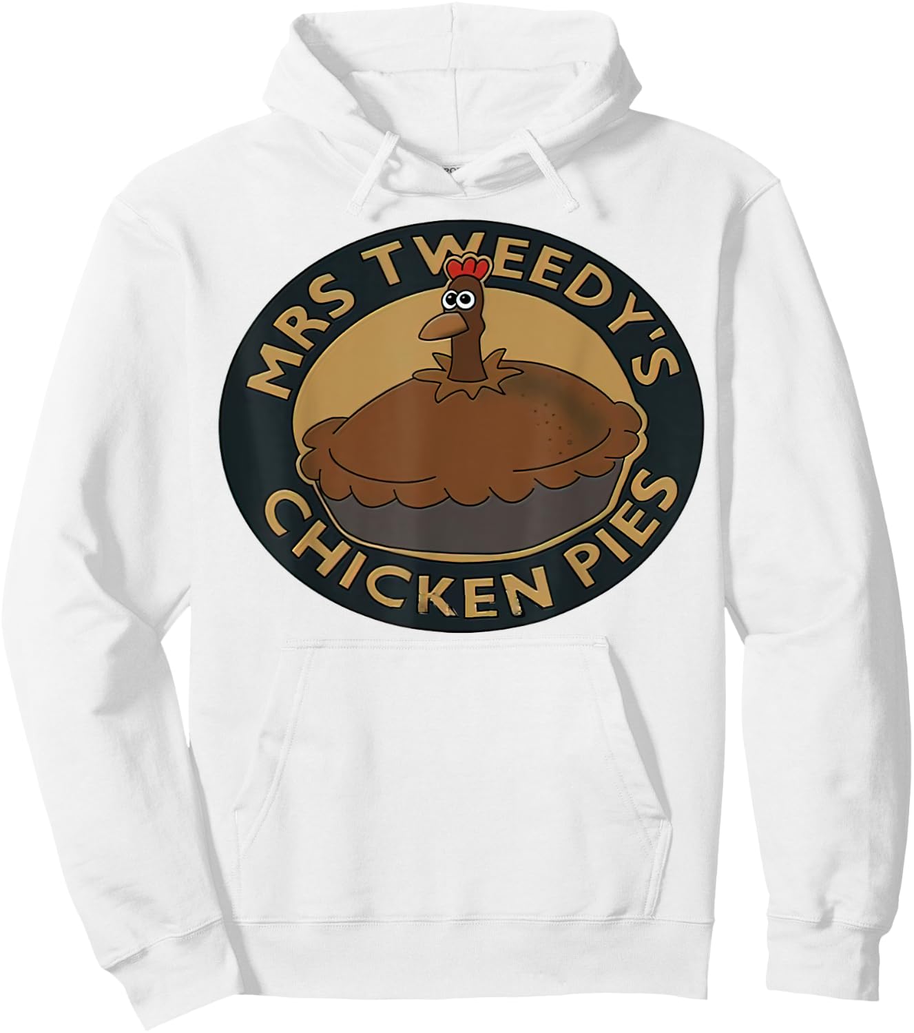 Mrs.Tweedy’s Chicken Pies Hoodie - Hoodie | White