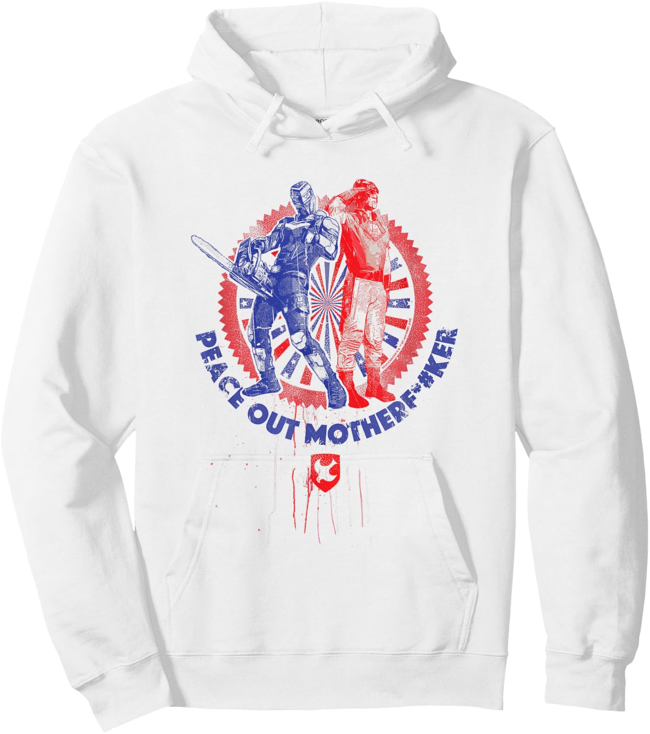 Peacemaker TV Series The Vigilante Peace Stamp Hoodie - Hoodie | White