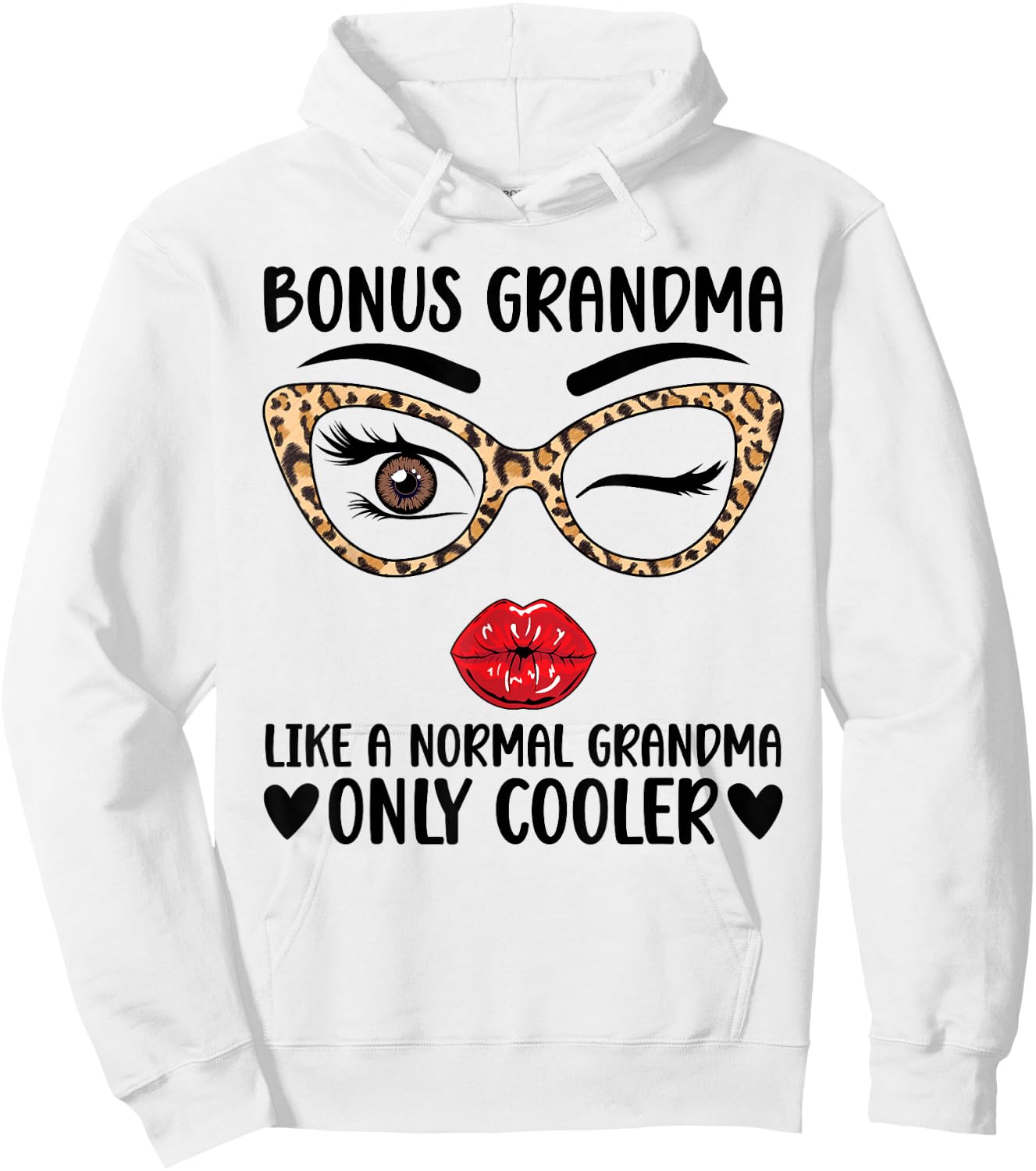 Bonus Grandma Cool Bonus Grandmother Step Grandma Hoodie - Hoodie | White