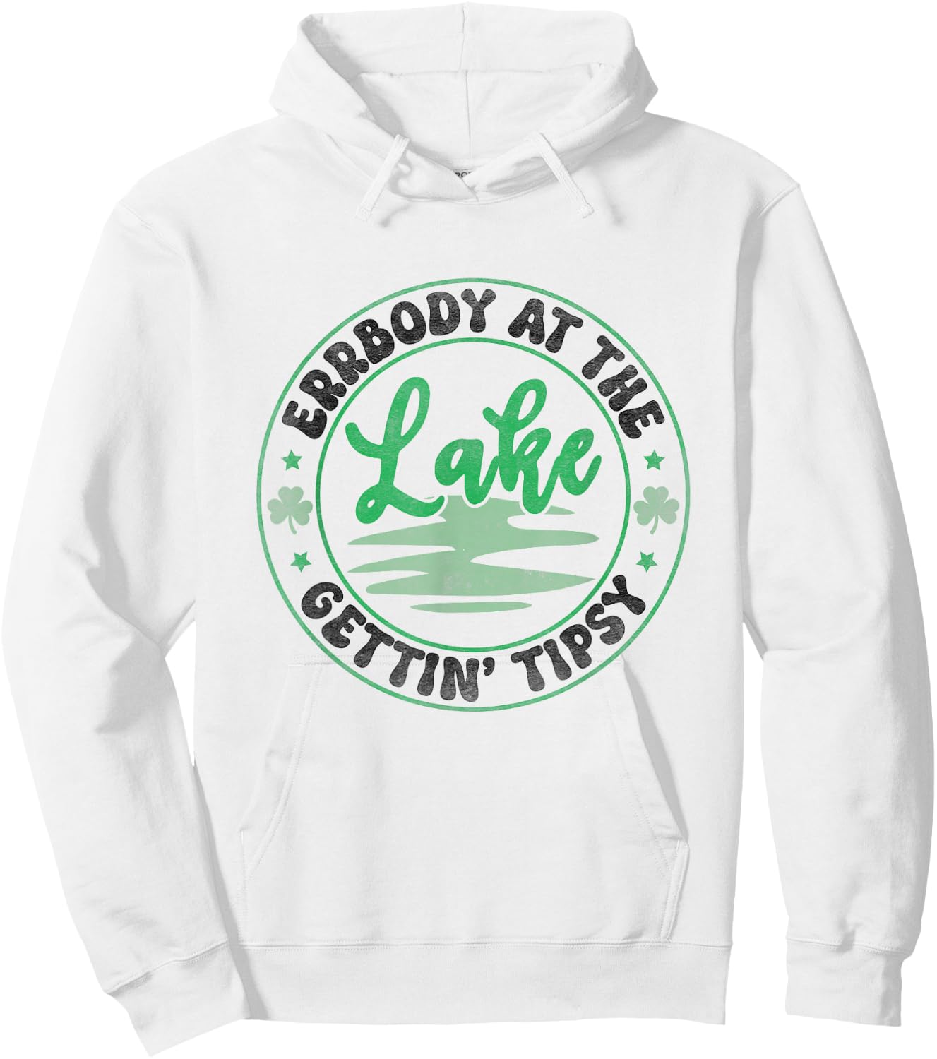 Errbody At The Lake Gettin' Tipsy Lake Life Summer Trendy Women Hoodie - Hoodie | White