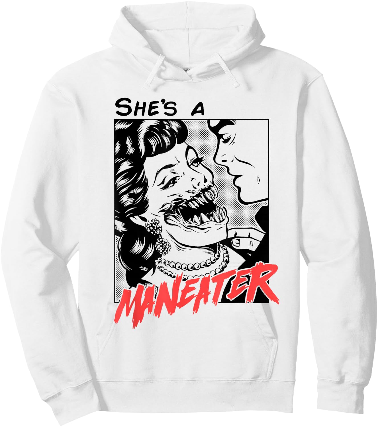 Maneater Hoodie - Hoodie | White