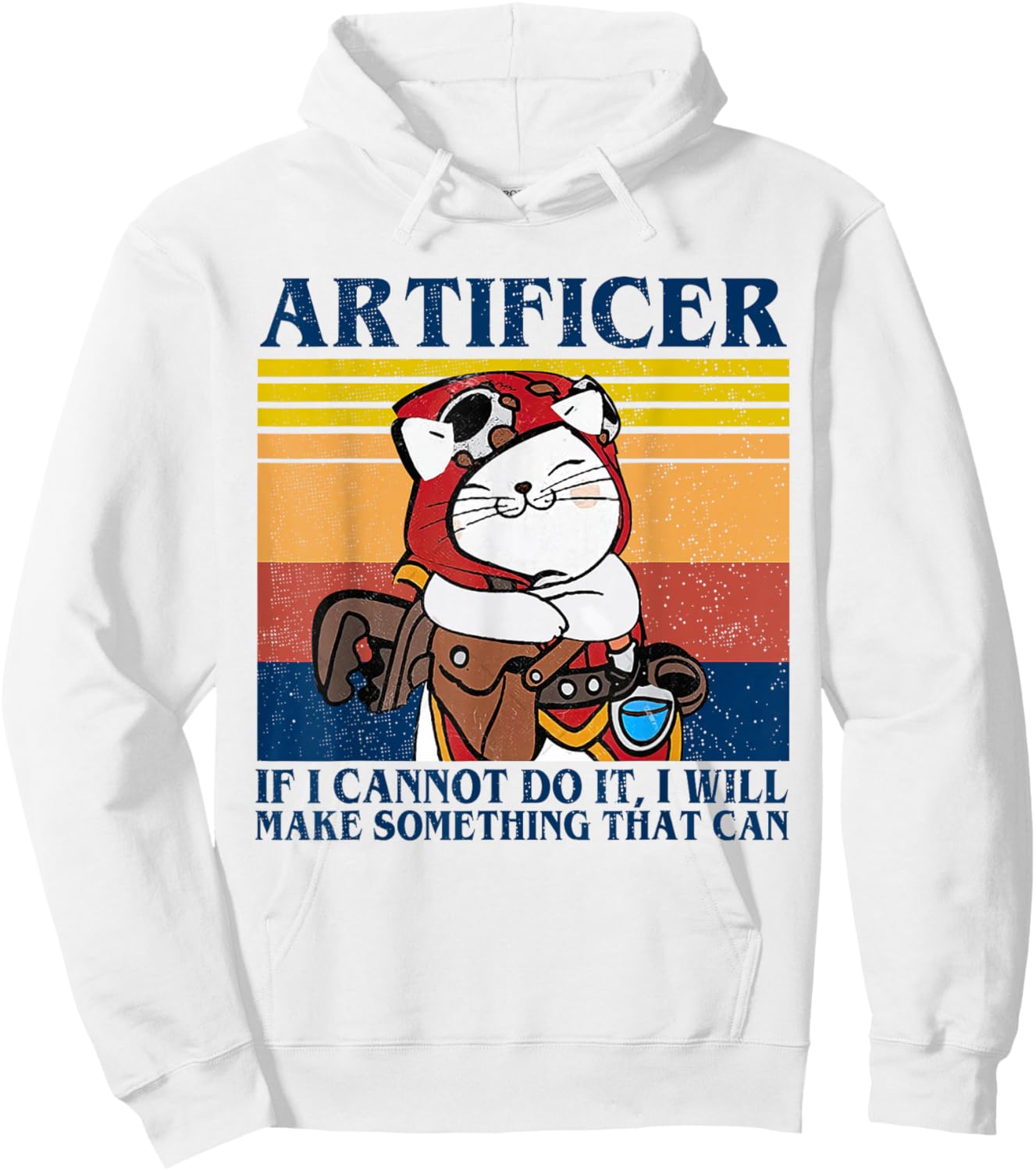 Roleplaying Dice Gamer Dragon Artificer Make Something Can Hoodie - Hoodie | White