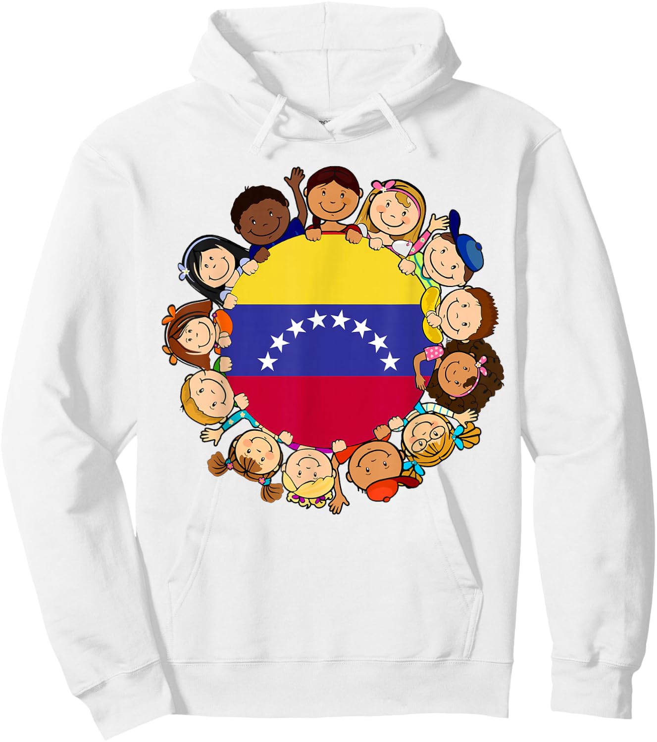 Venezuela Kids Venezuelan Flag Hispanic Heritage Month Boy Hoodie - Hoodie | White