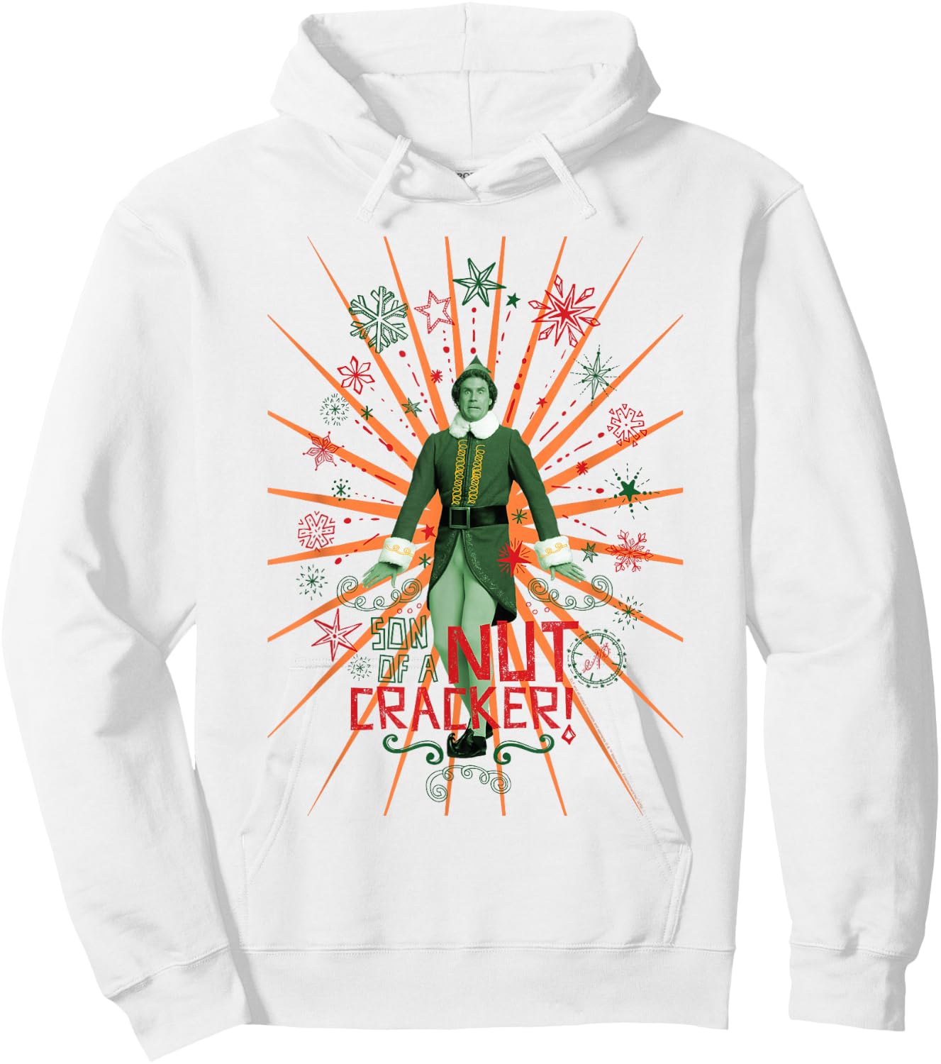 Elf Movie Son of a Nutcracker! Hoodie - Hoodie | White