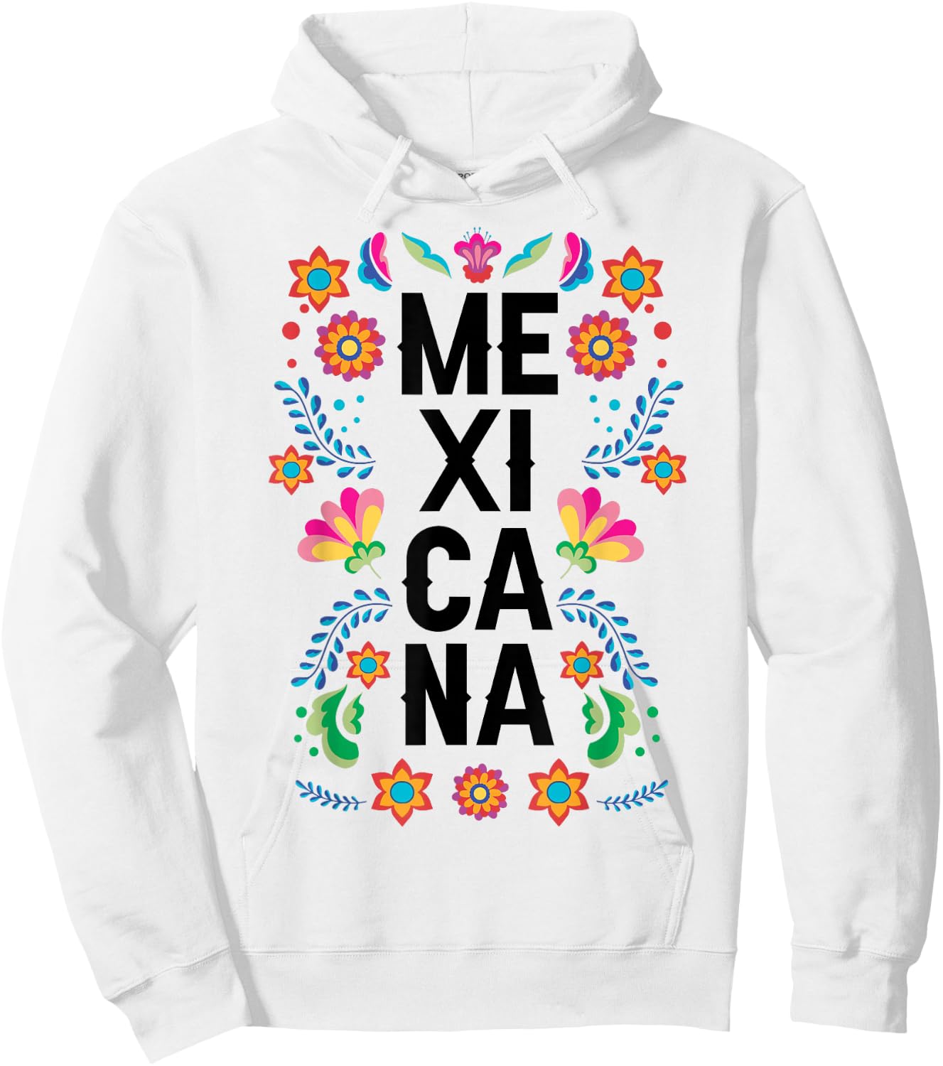 Mexicana Girl Mexican Hispanic Heritage Month Mexico Kids Hoodie - Hoodie | White