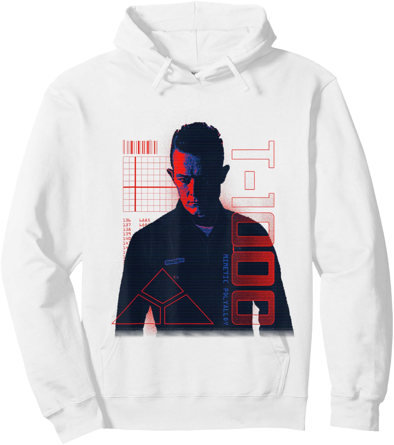 Terminator 2 Judgement Day T 1000 Hoodie - Hoodie | White