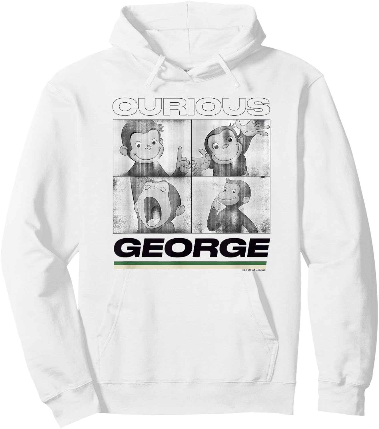 Curious George Vintage George Photo Box Up Hoodie - Hoodie | White