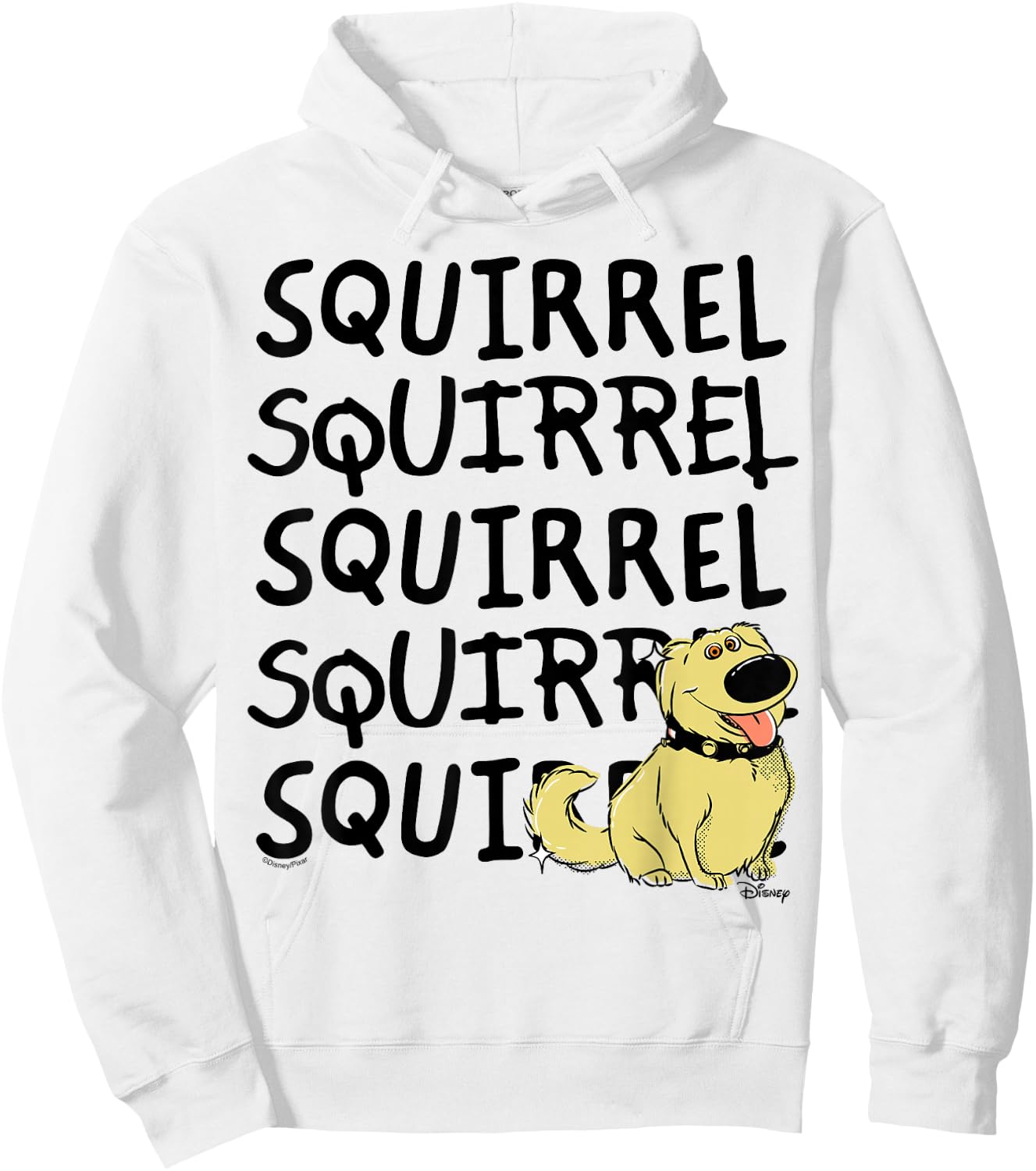 Up - Squirrel Doug Hoodie - Hoodie | White