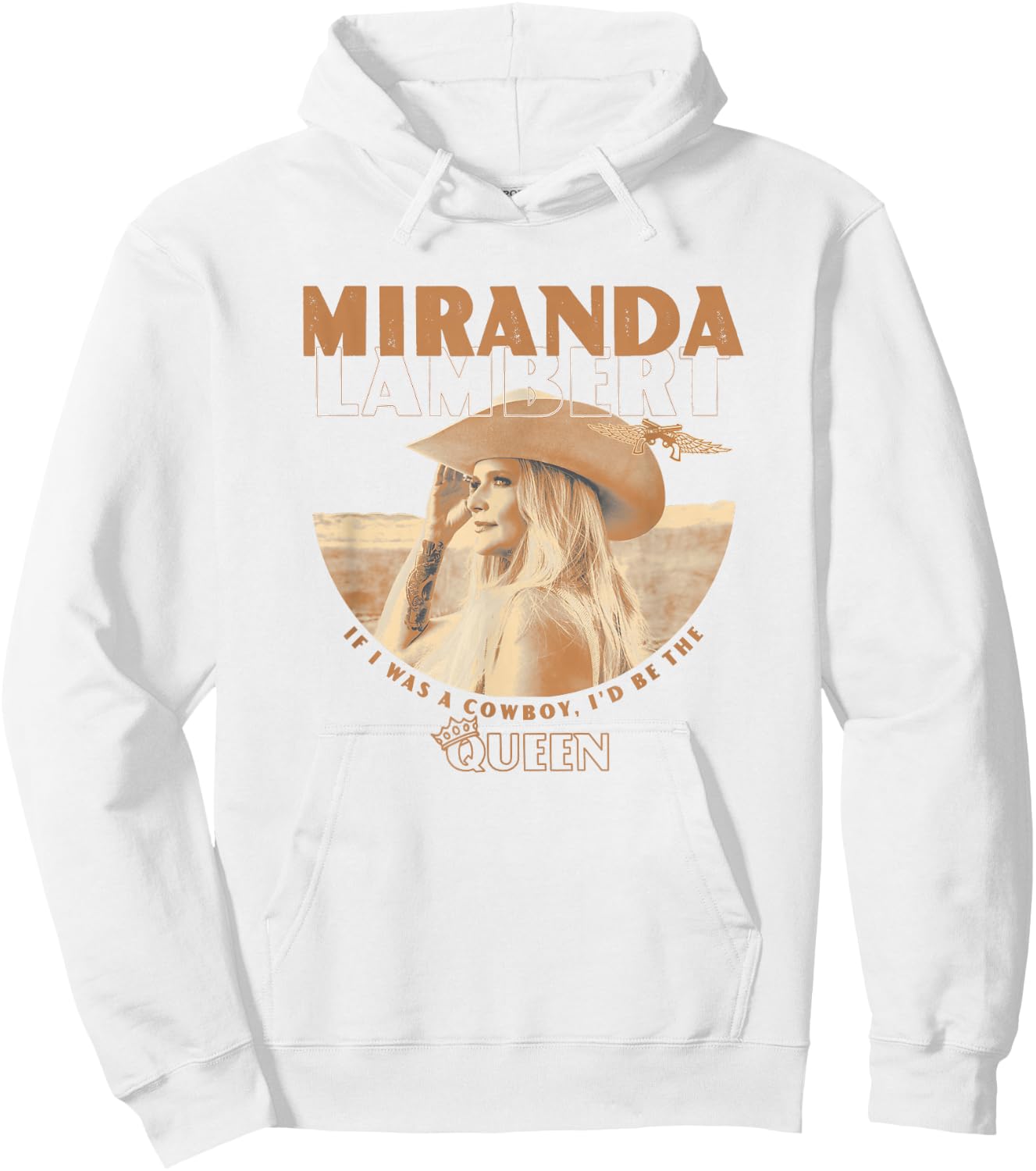 Miranda Lambert Cowboy Hoodie - Hoodie | White