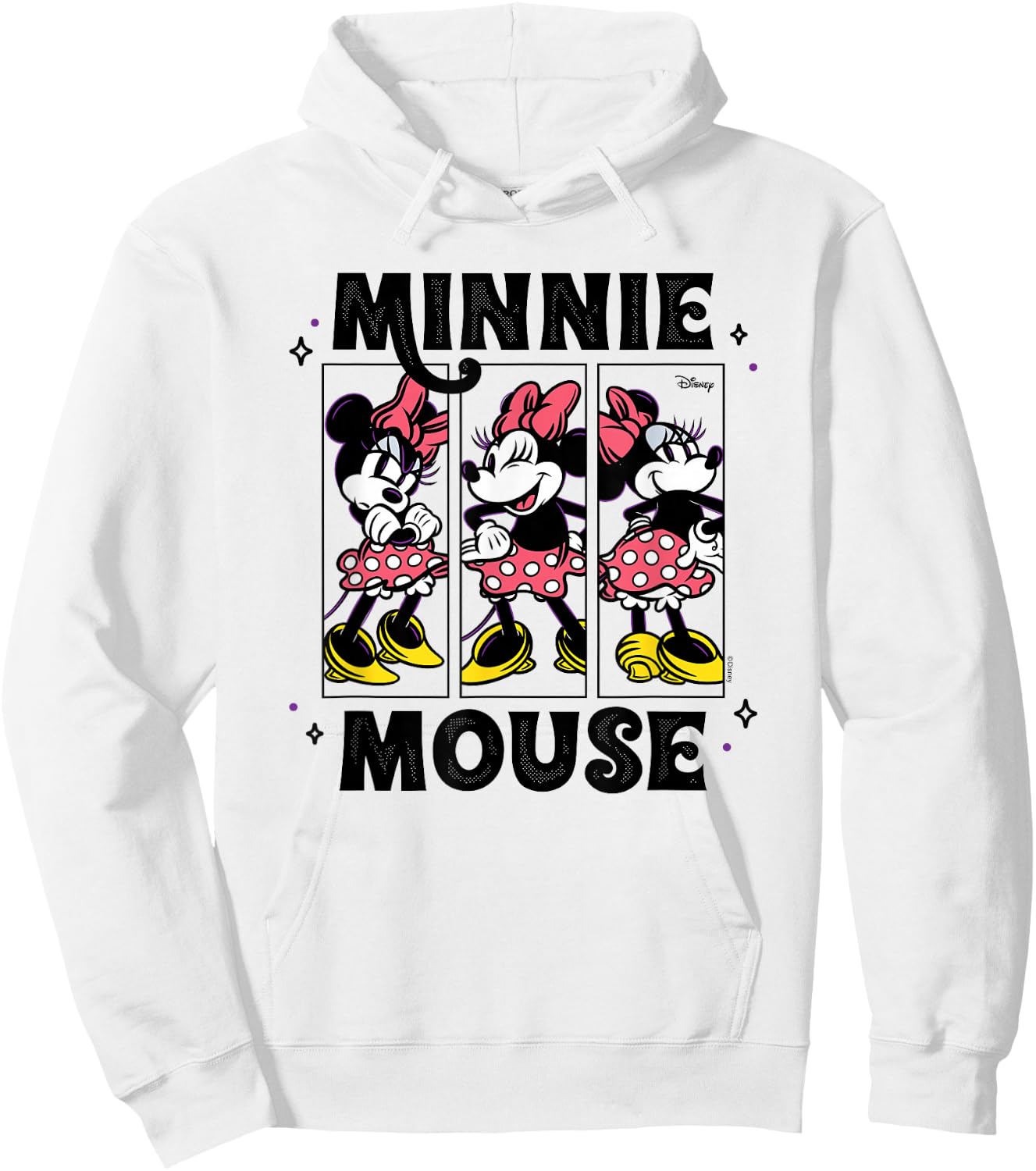 Minnie Mouse - Different Poses And Expressions Hoodie - Hoodie | White