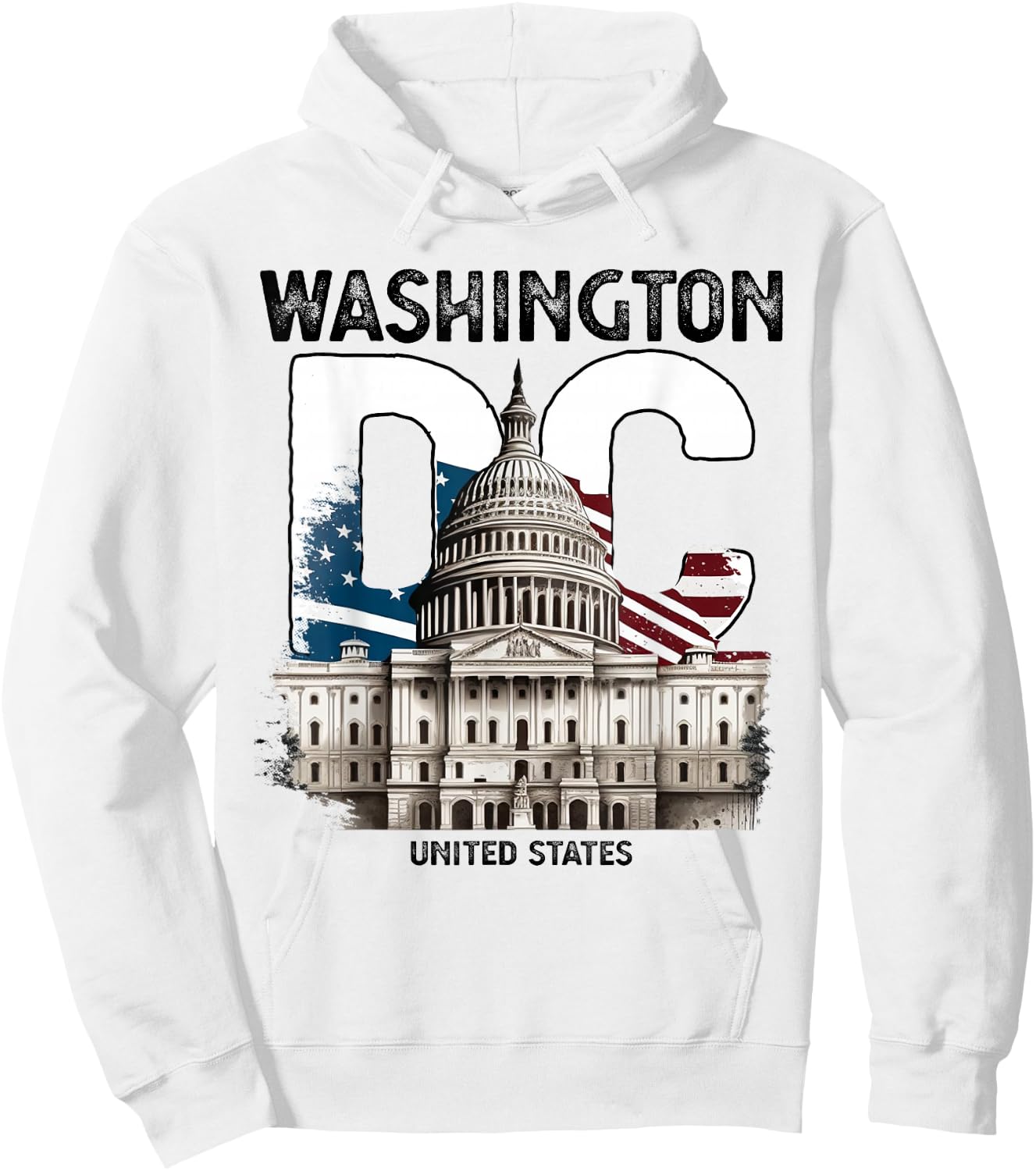 Washington DC Capitol Hill USA Souvenirs Gifts Men Women Kid Hoodie - Hoodie | White