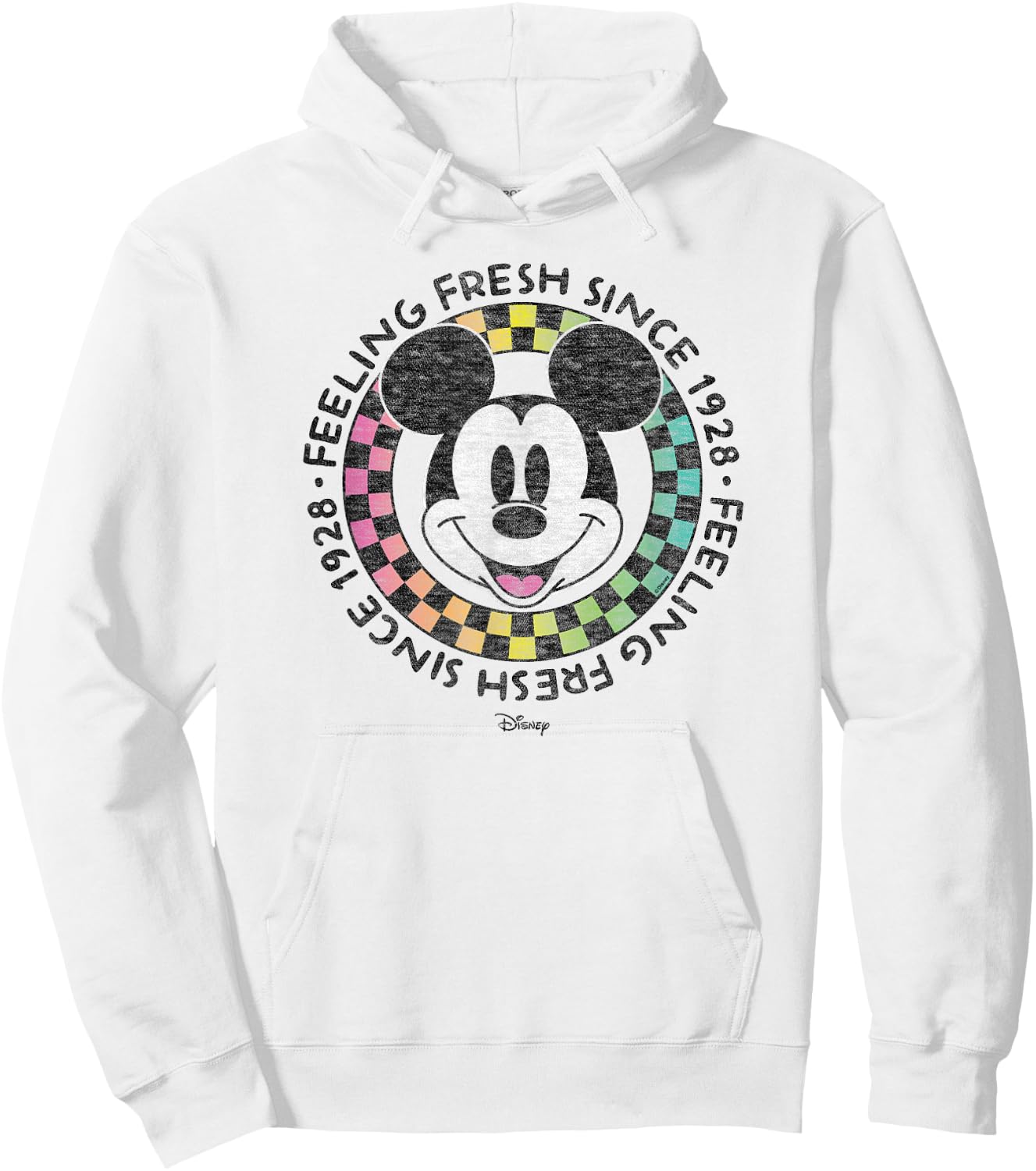 Disney - Feeling Fresh Checker Hoodie - Hoodie | White