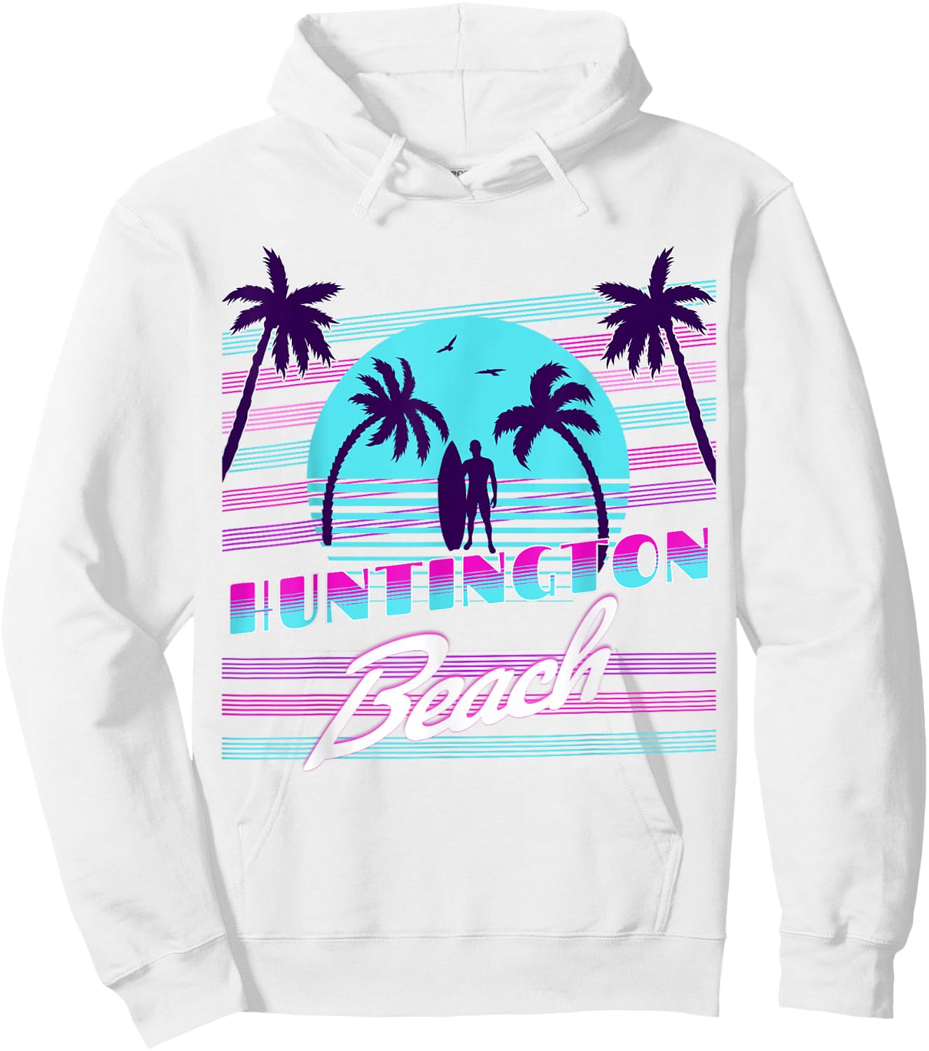Huntington Beach Hoodie - Hoodie | White