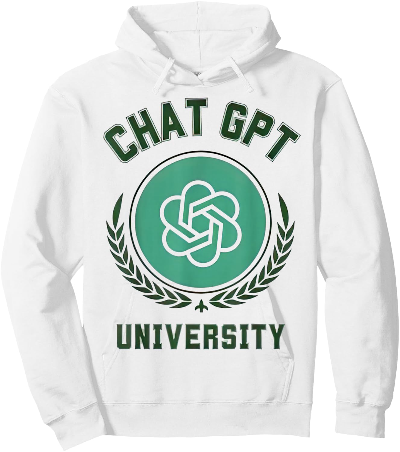 University of Chat Gpt Hoodie - Hoodie | White