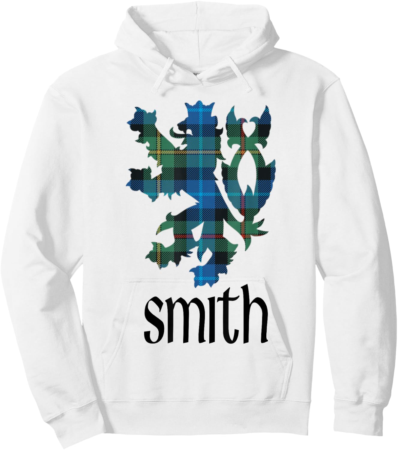Clan Smith Tartan Scottish Family Name Scotland Pride Hoodie - Hoodie | White