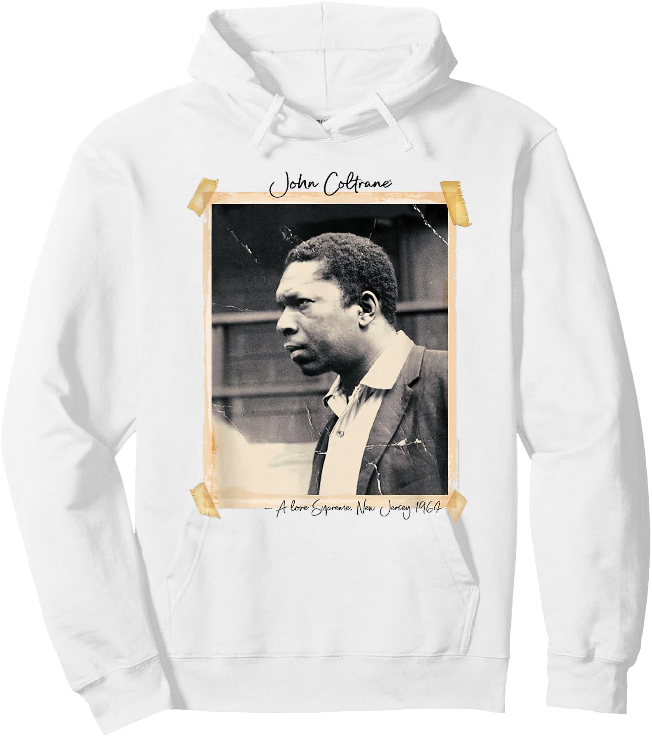 John Coltrane A Love Supreme New Jersey 1964 Hoodie - Hoodie | White