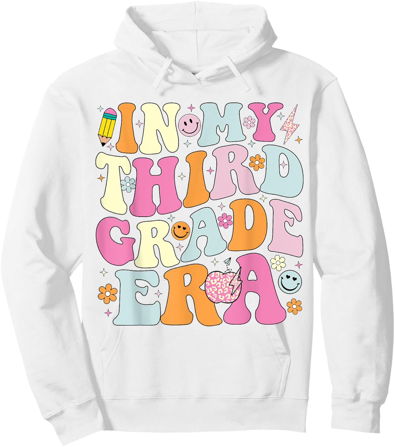 In My Third Grade Era 3rd Grade Era Teacher Back to School Hoodie - Hoodie | White