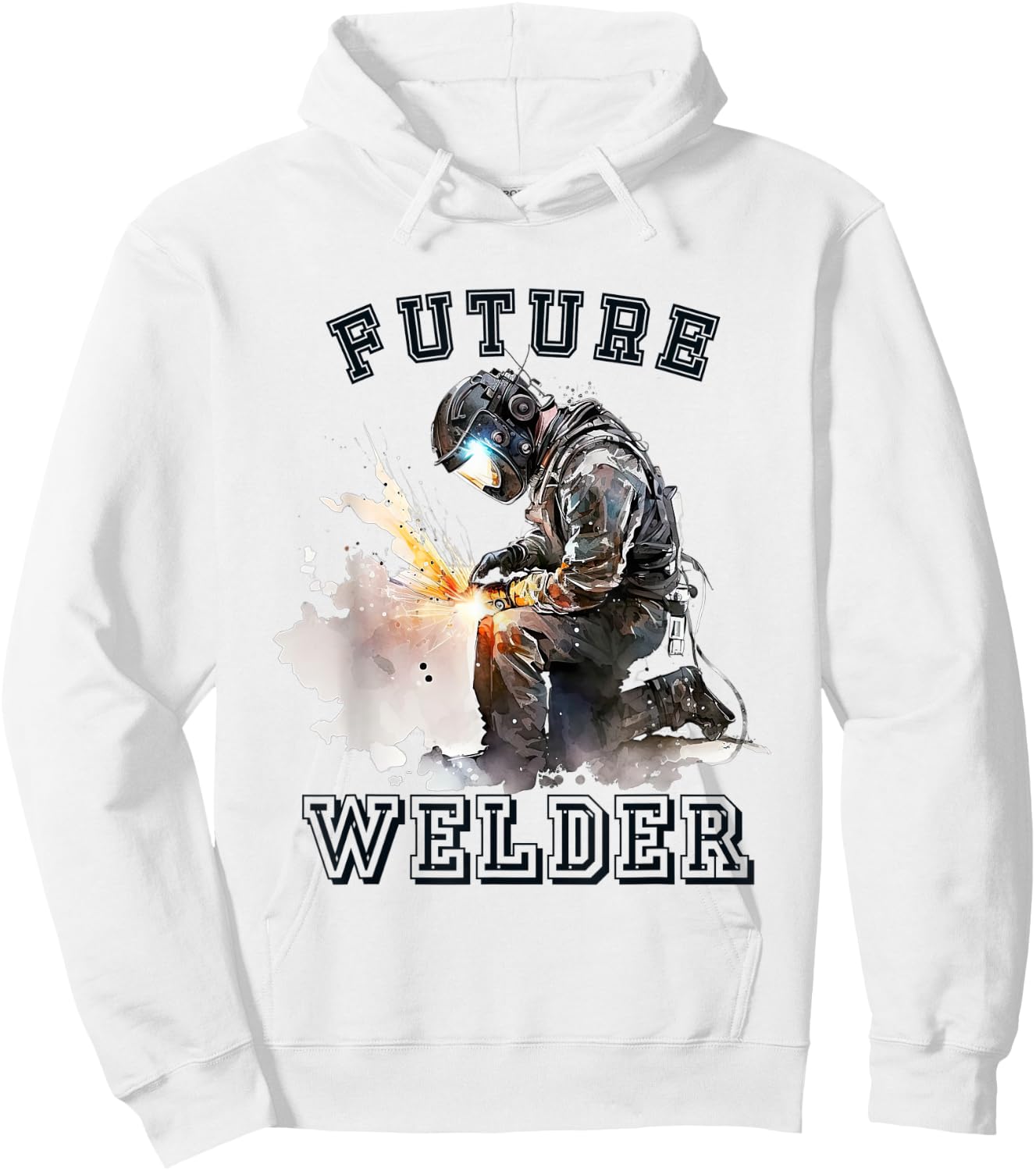 Future Welder Costume Welding Welder for Adults and Kids Hoodie - Hoodie | White