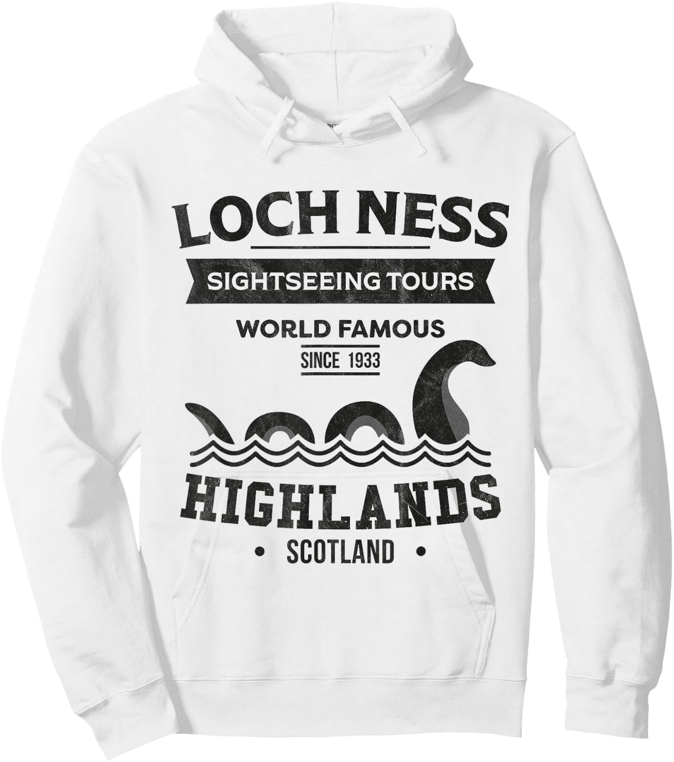 Loch Ness Sightseeing Tour Hoodie - Hoodie | White