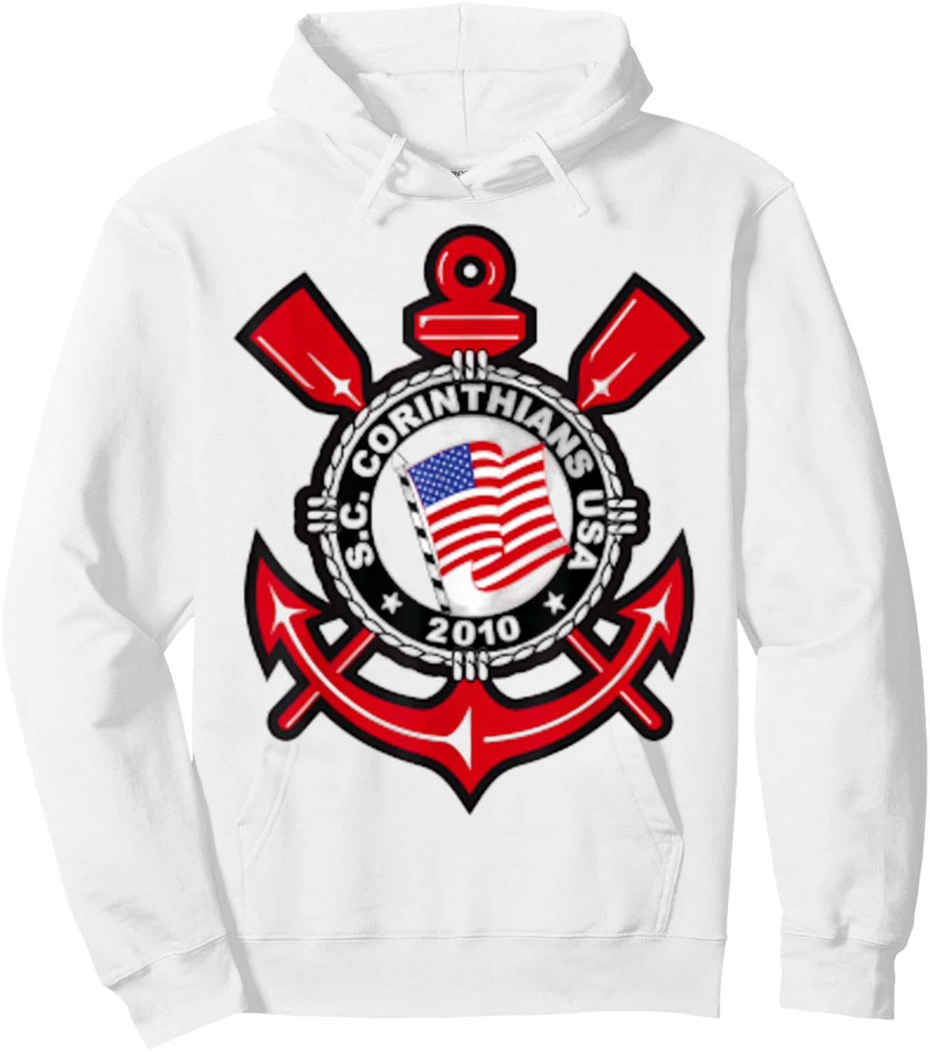 Camisa do coringa coritnhians de torcida gavioes Blusa Hoodie - Hoodie | White