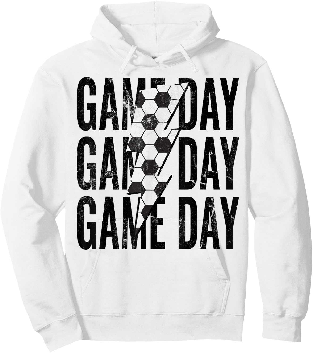 Soccer Mom Leopard Game Day Mother's Day Hoodie - Hoodie | White