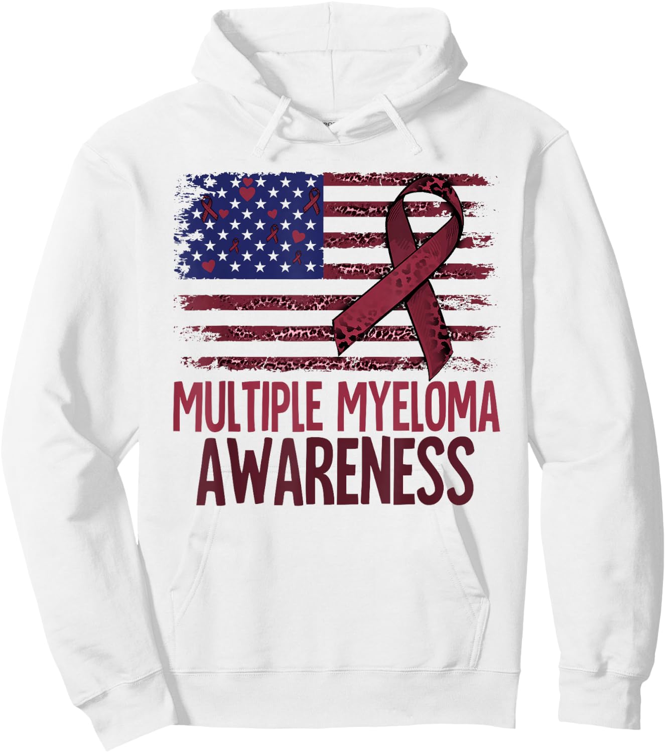 Multiple Myeloma Awareness Hoodie - Hoodie | White