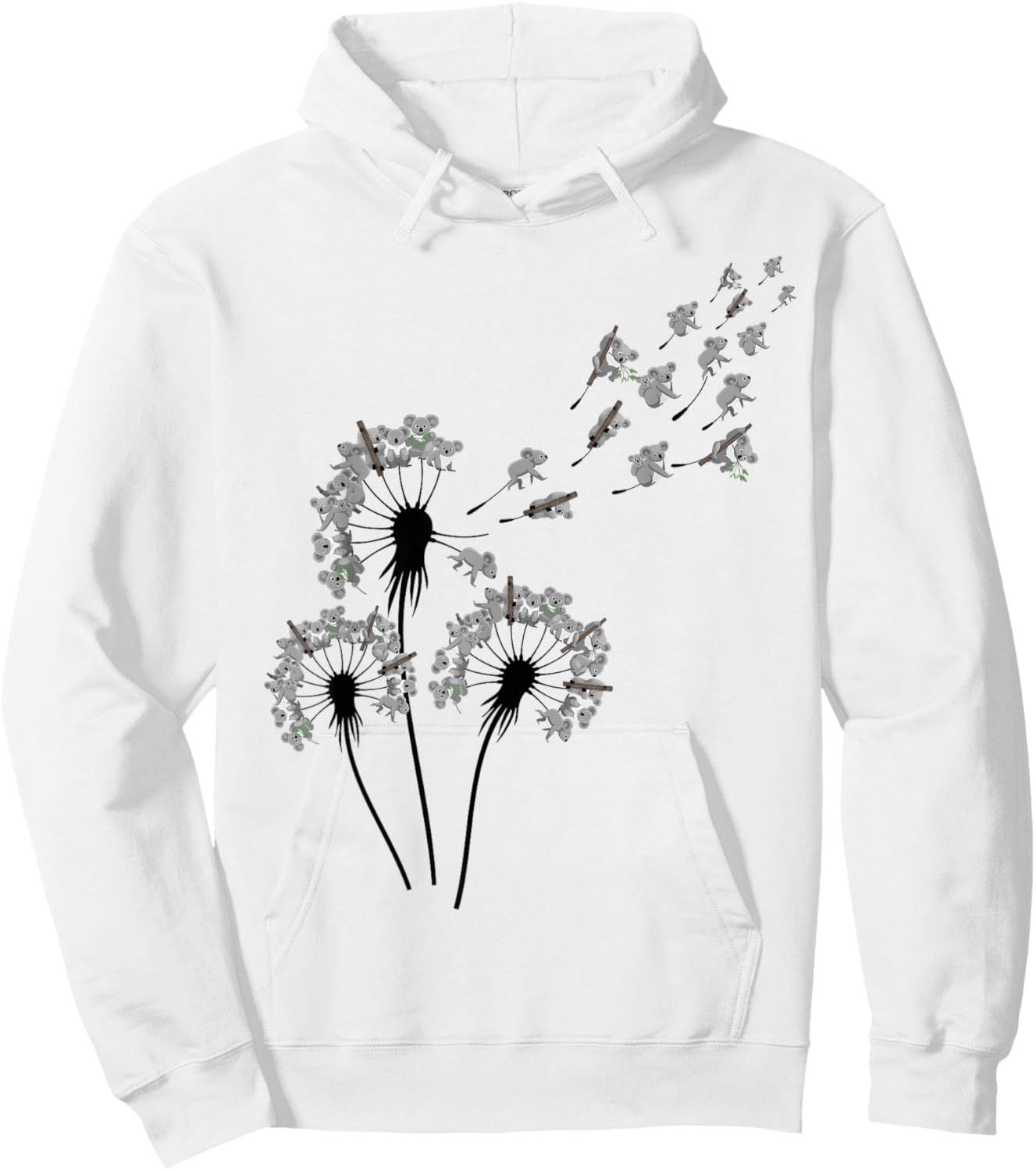 Dandelion Koala Bears Stuff for Koala Lover | Koala Hoodie - Hoodie | White