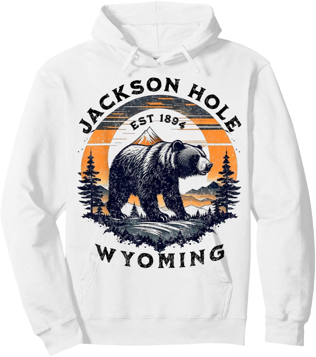 Jackson Hole Hoodie - Hoodie | White