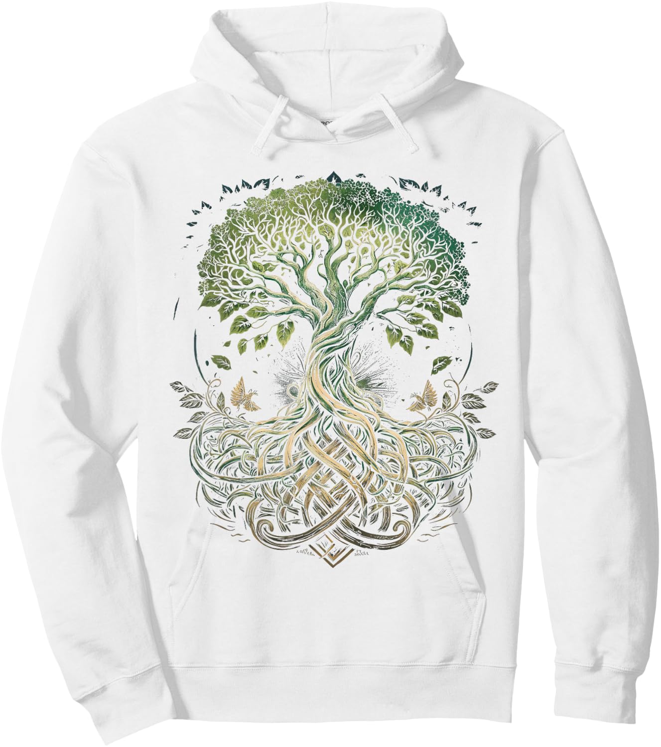 Tree of Life Yggdrasil Viking Midgard Thor Walhalla Hoodie - Hoodie | White