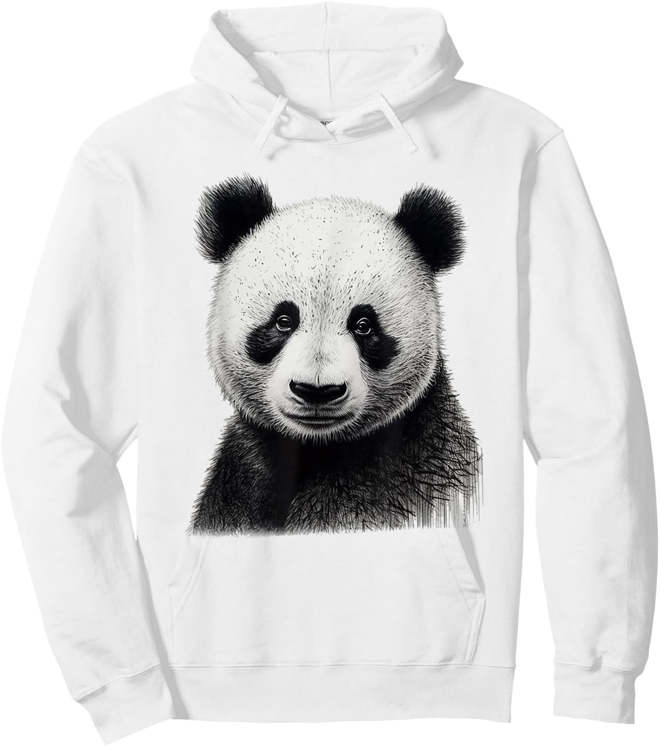 Panda Animal Lovers Animal Print Hoodie - Hoodie | White
