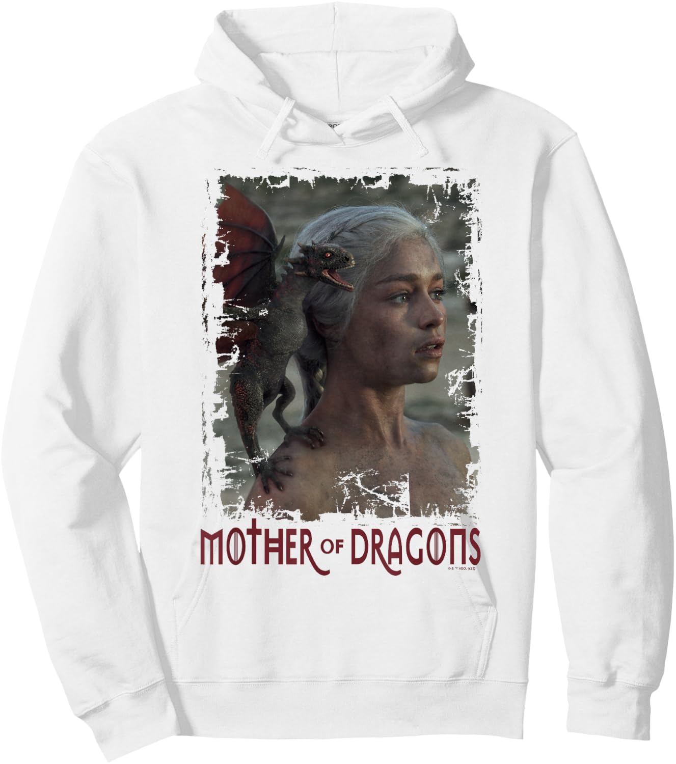 Game Of Thrones Daenerys Targaryen Mother Of Dragons Hoodie - Hoodie | White