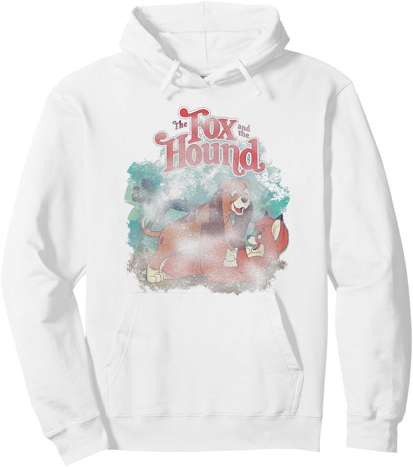 Disney The Fox and the Hound Vintage Classic Best Friends Hoodie - Hoodie | White