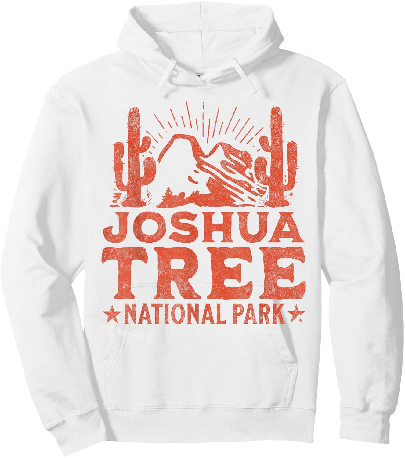 Joshua Tree National Park Hoodie - Hoodie | White