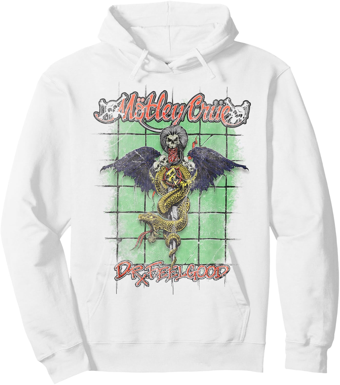 Mötley Crüe – Feel Good Redux Hoodie - Hoodie | White