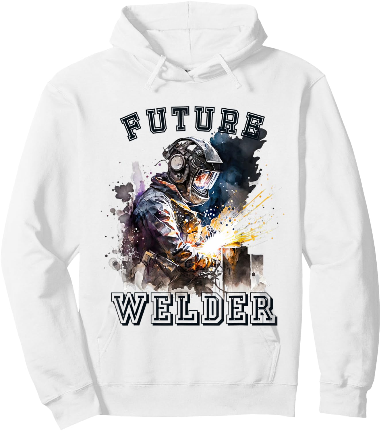 Future Welder Costume Welding Welder for Adults and Kids Hoodie - Hoodie | White