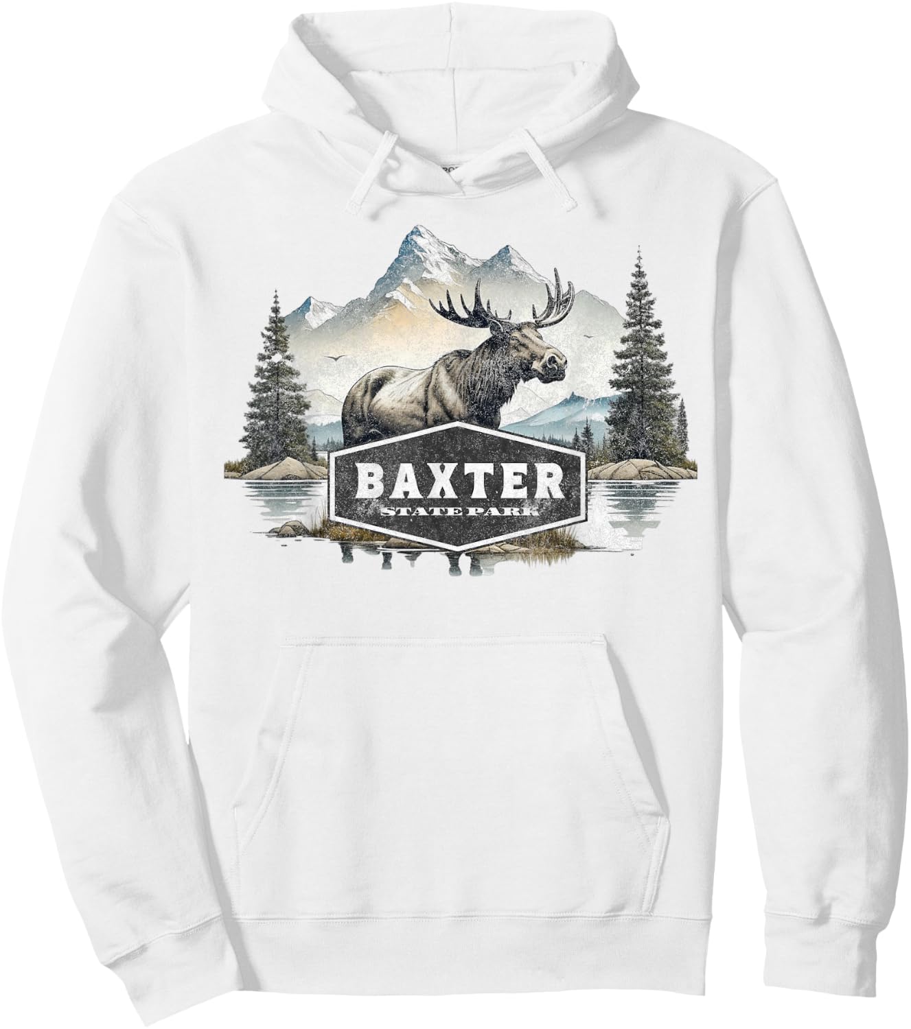 Baxter State Park Hoodie - Hoodie | White
