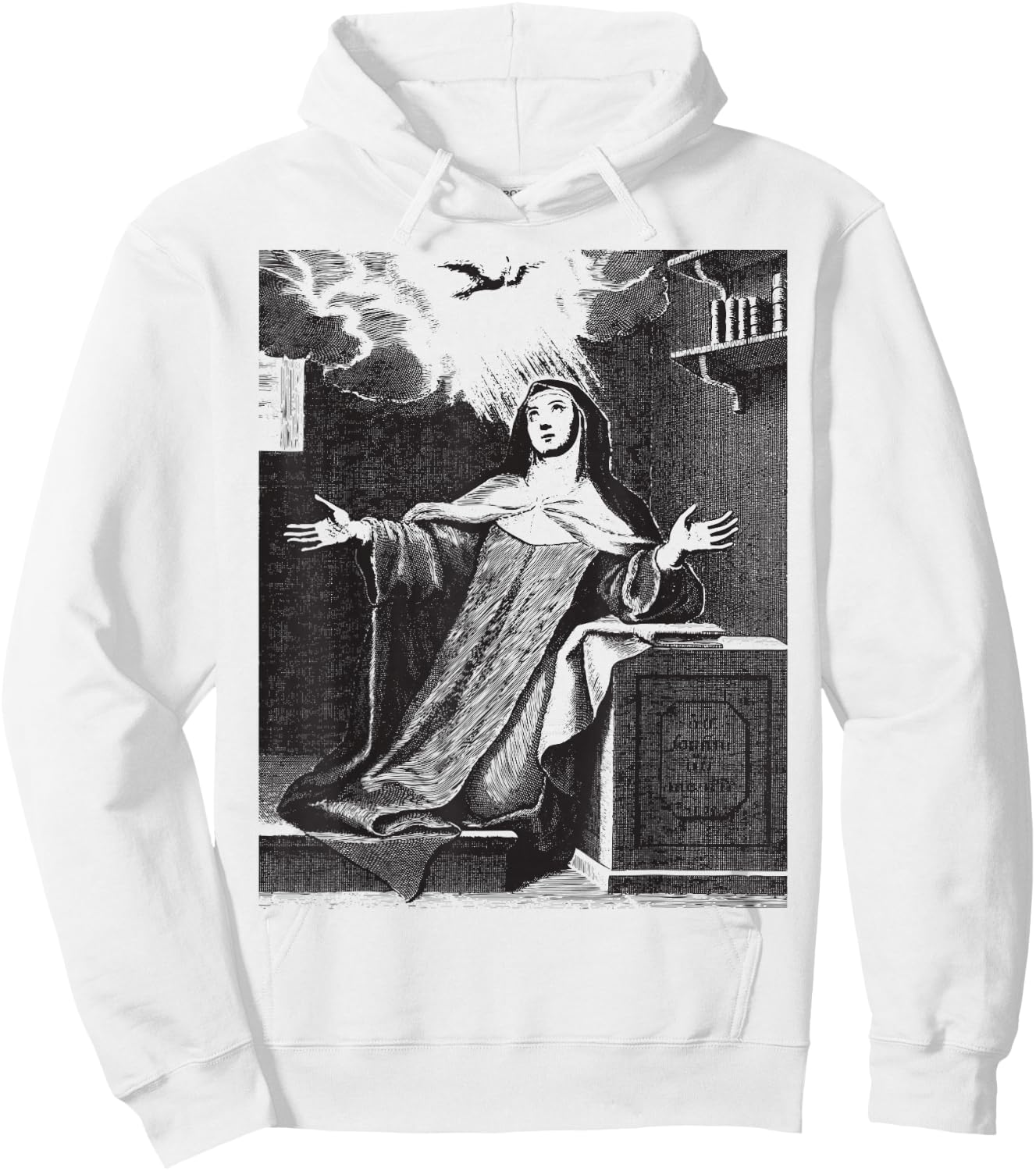 St Teresa of Avila Interior Castle Catholic Patron Saint Hoodie - Hoodie | White